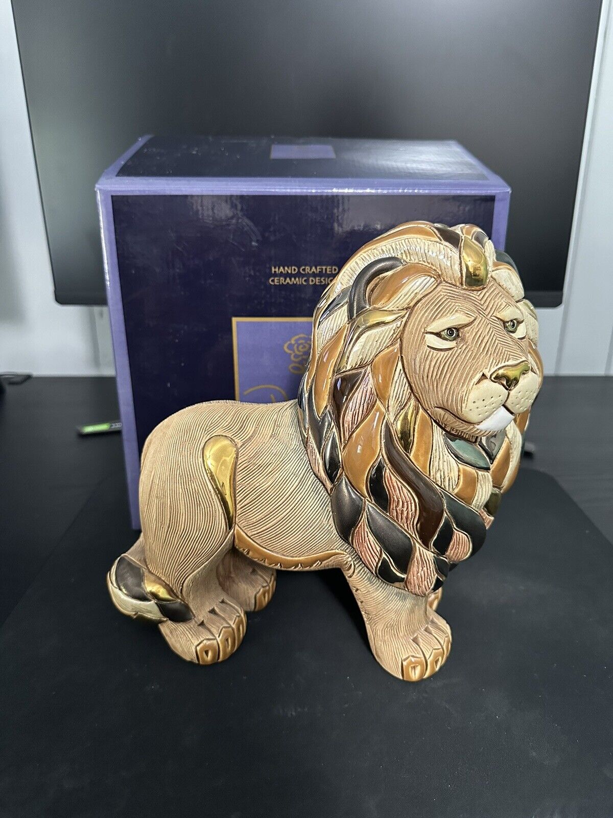 Rinconada de Rosa Lion #440 Large Wildlife 248/1000 - Limited Edition