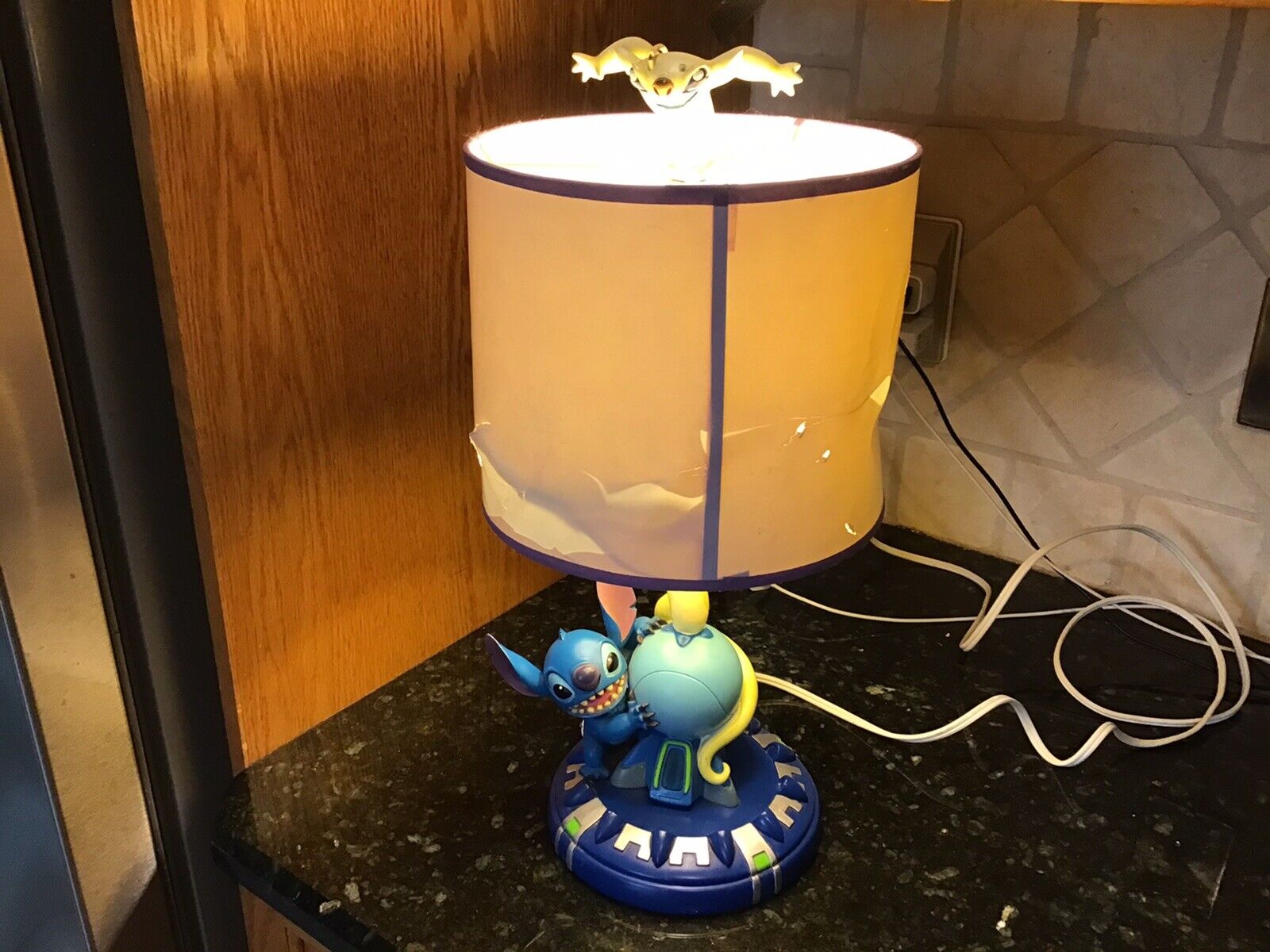 RARE Disney Lilo and Stitch Experiment 626 Cousin Sparky Lamp