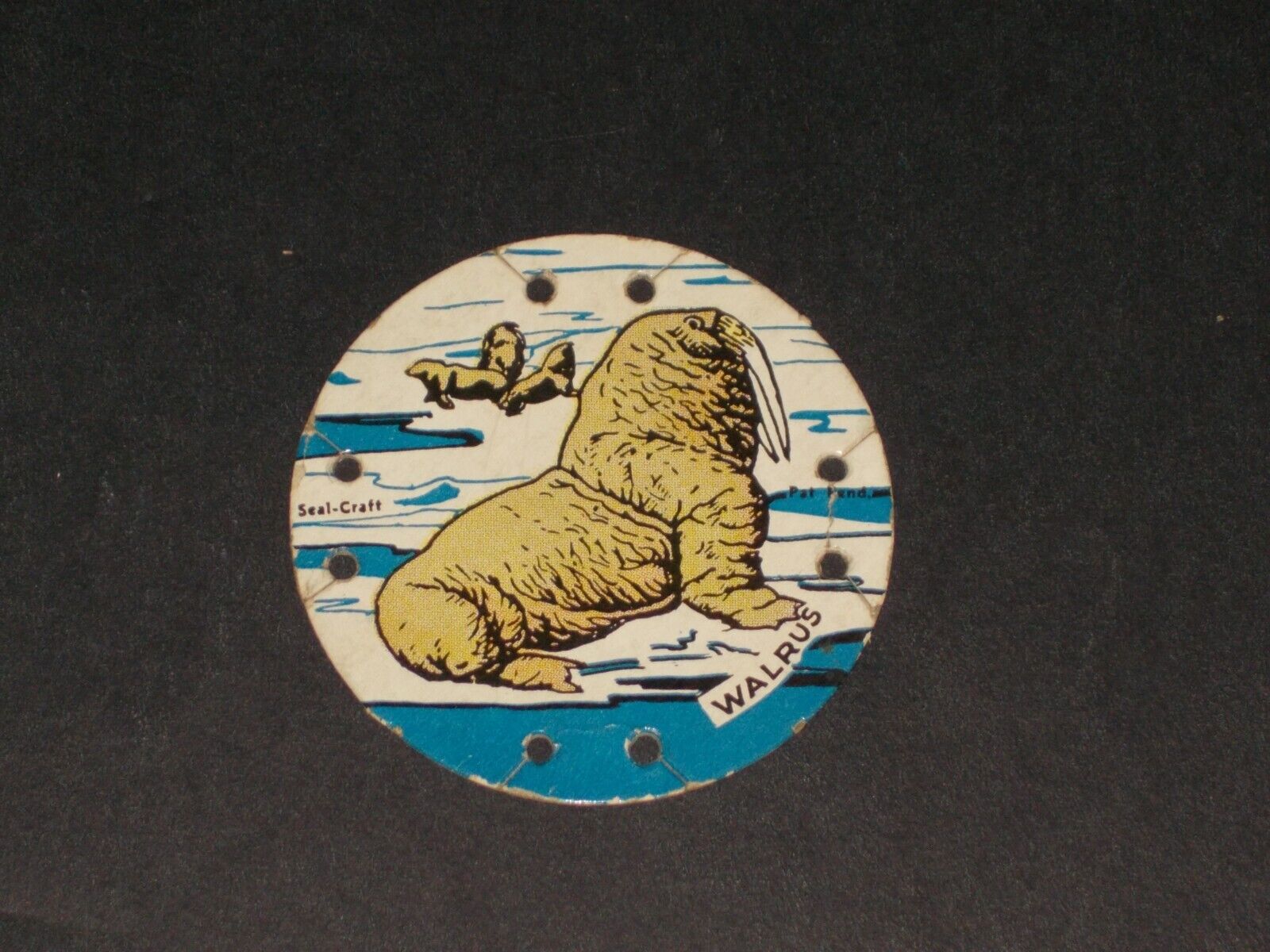 Seal Craft Discs (R123) #93, VERY NICE CARD   BLACKBEARD 