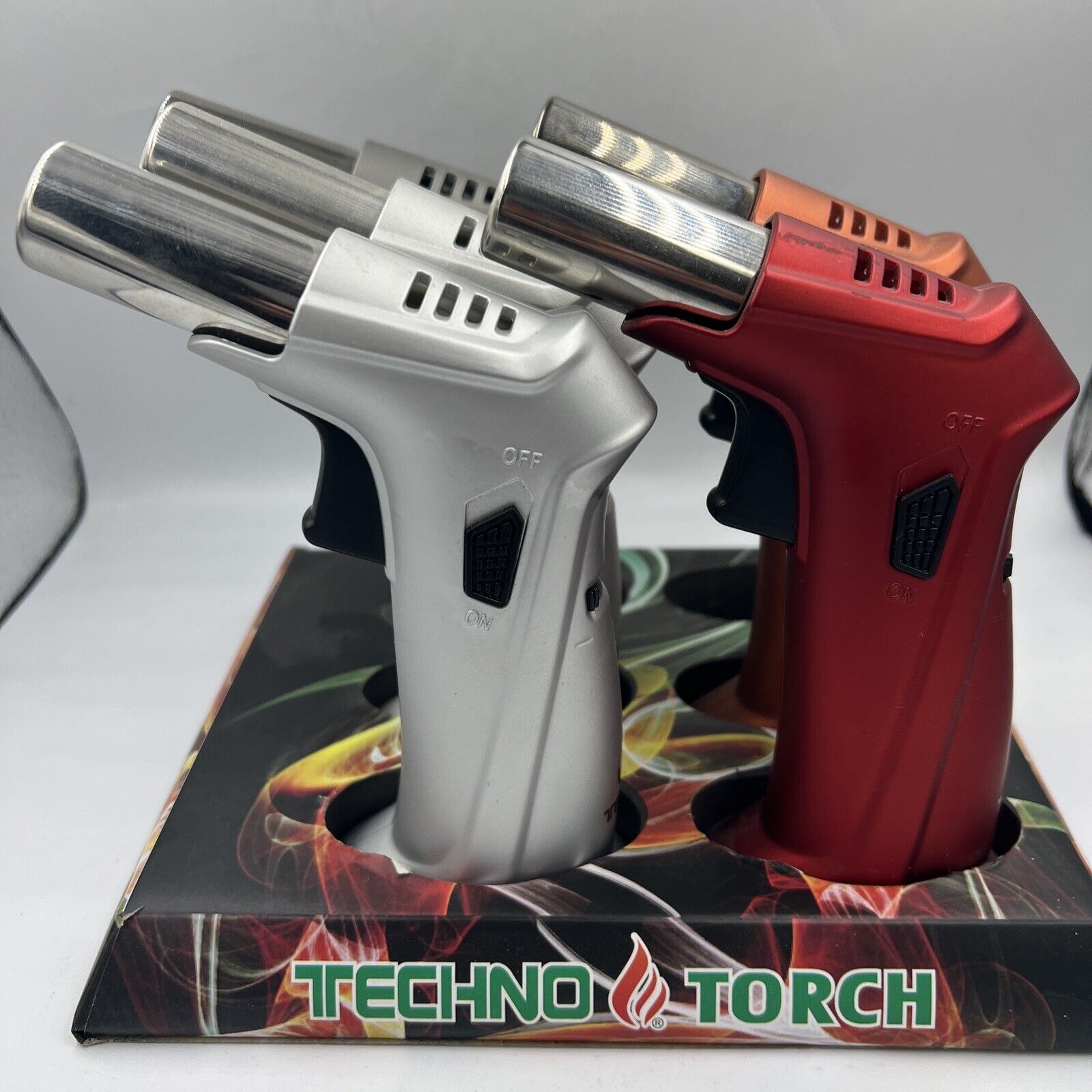 Techno Torch:  SLANT Angle TORCH LIGHTER  | Single Flame  Lighter |  Metal
