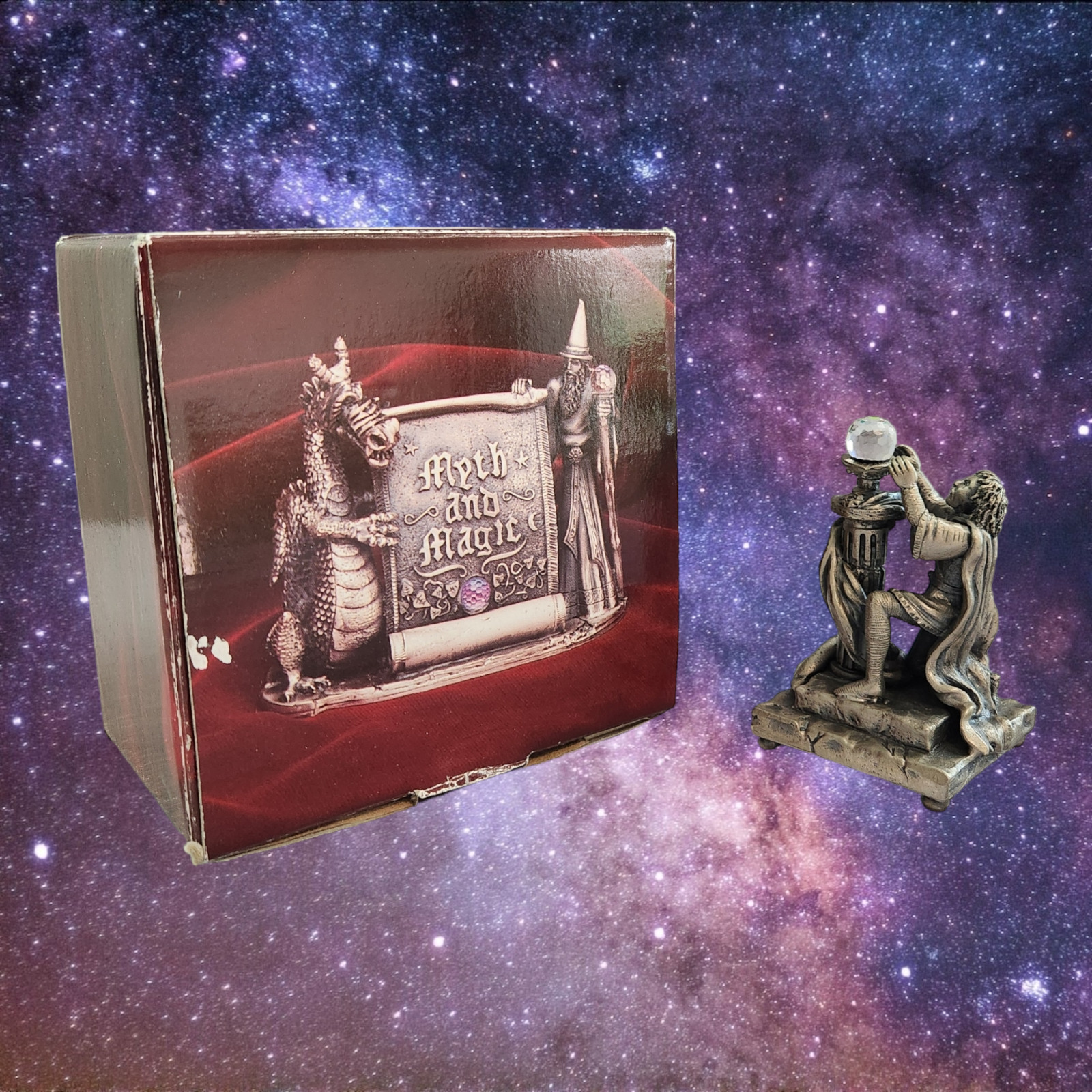 Tudor Mint ~ Fantasy & Legend Figurine Sir Percival and the Grail #3206 w/ Box