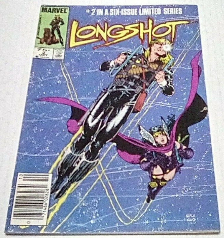 Longshot #2 (Marvel)1985 - Ltd Series/Arthur Adams - NEWSSTAND EDITION - FN+/VF-