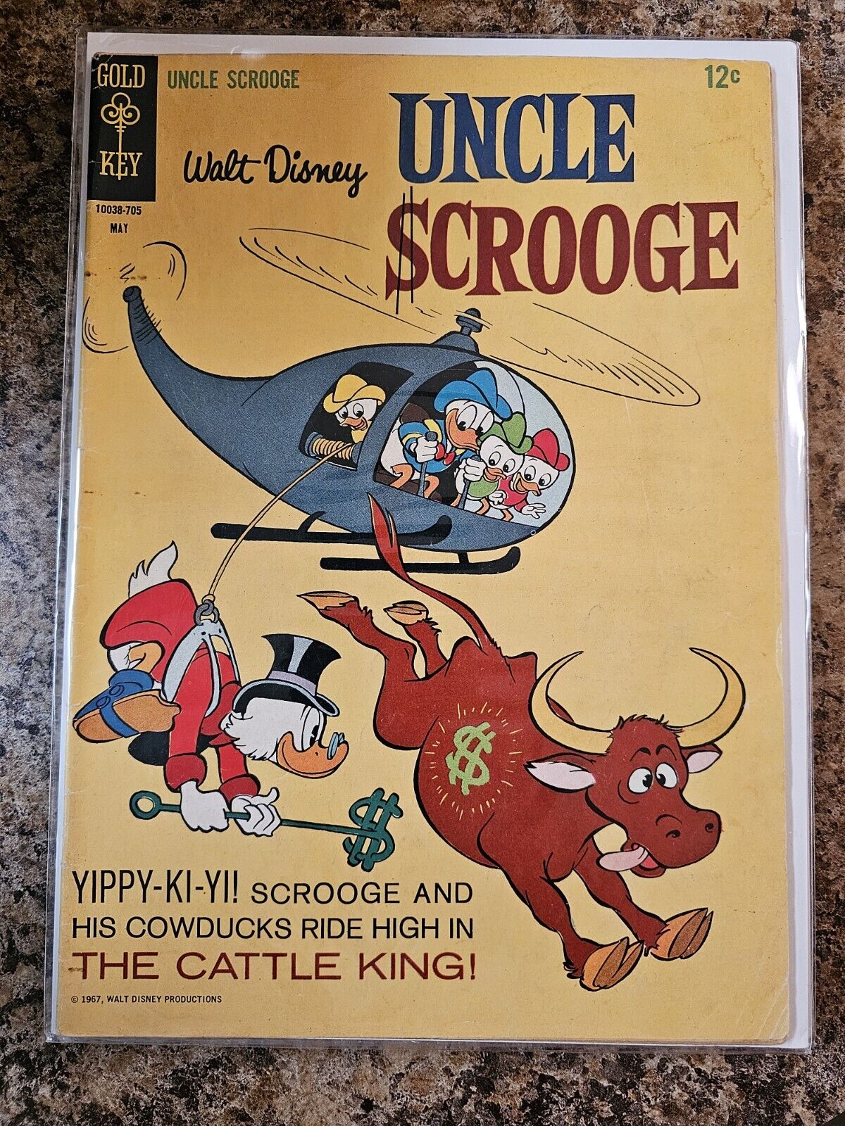 Walt Disney's Uncle Scrooge #69 (1967) Silver Age Gold Key Comics VG