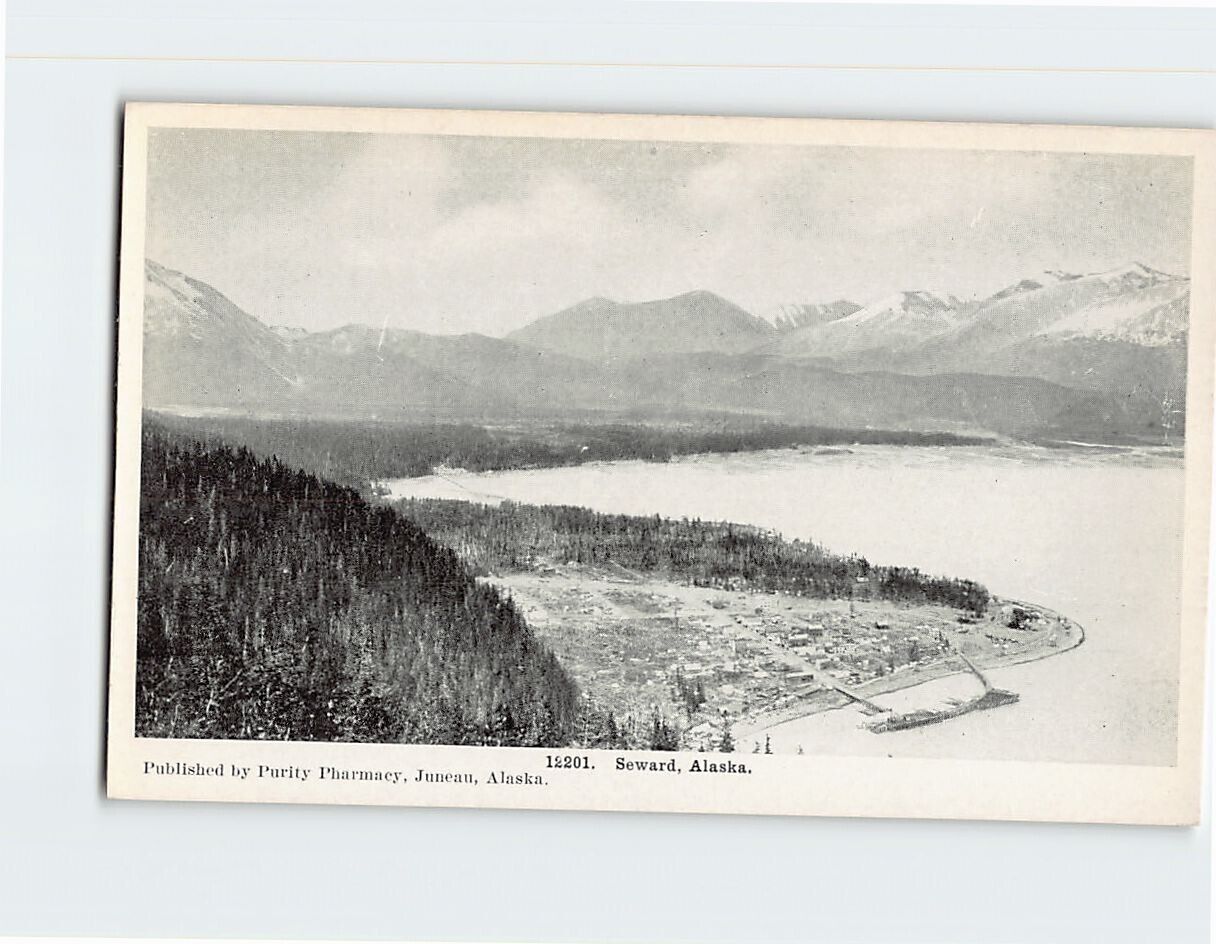 Postcard Seward Alaska USA
