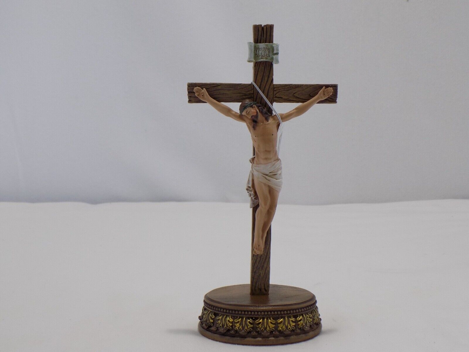 Joseph\'s Studio by Roman 2pc Set Crucifix With Detailed Base 6x8in Handmade