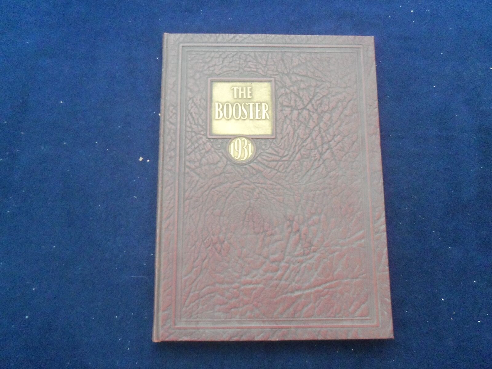 1931 THE BOOSTER UNION HIGH SCHOOL YEARBOOK - UNION, NEW JERSEY - YB 3005