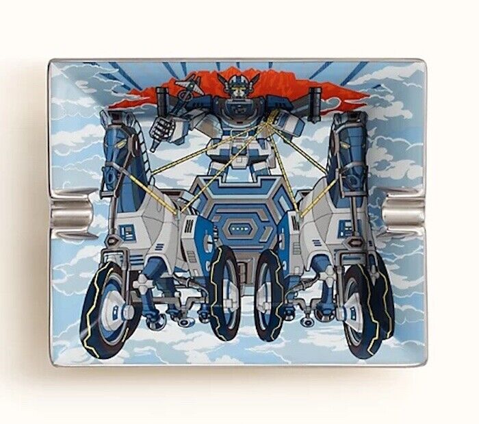 Hermes Mega Chariot Ashtray Cigar Plate Tray Daisuke Nomura Ornament Auth New 