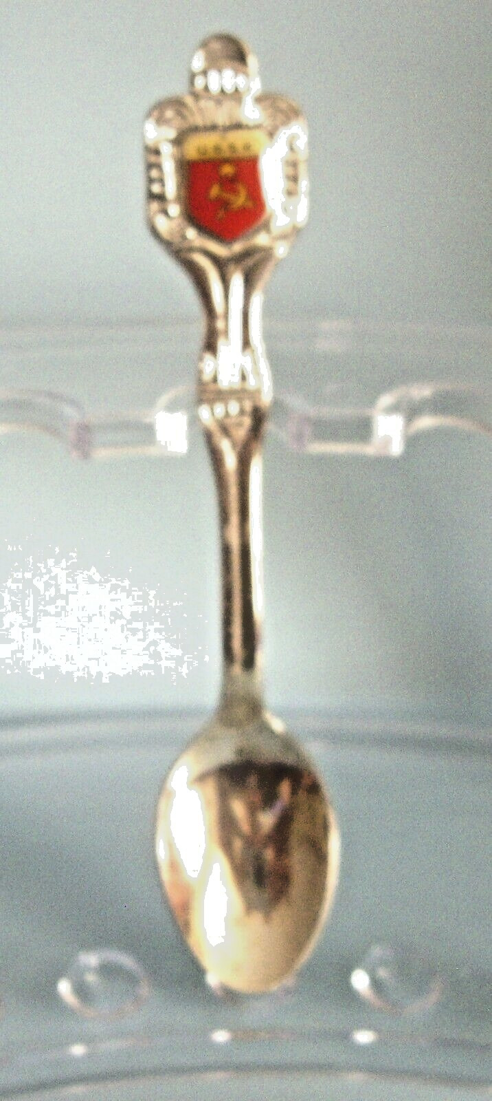 Vintage U.S.S.R.  ( RUSSIA)  SILVER PLATED  SPOON