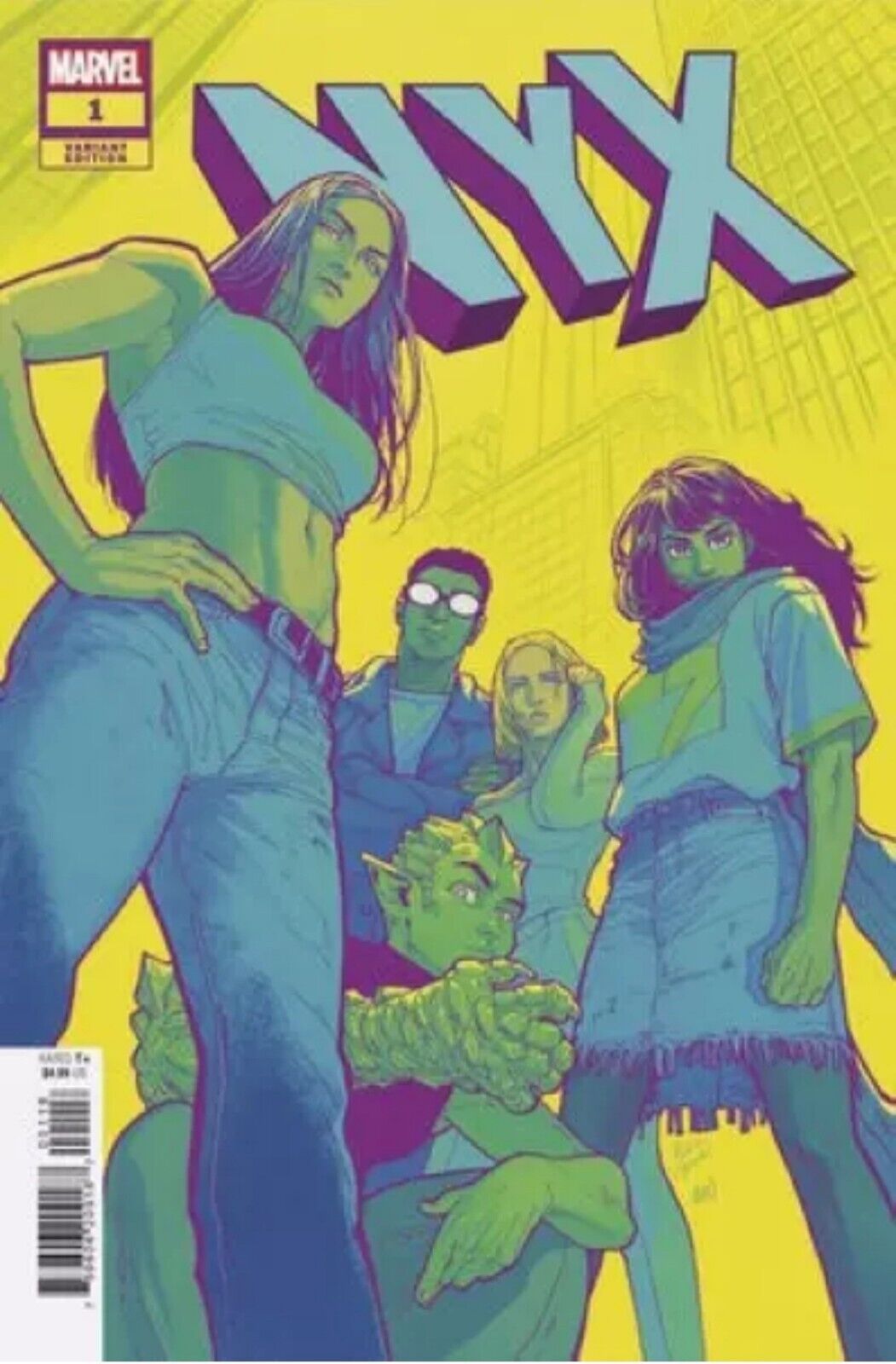 NYX #1 Rickie Yagawa 1:25 Incentive PRESALE 7/24 Marvel 2024 Wolverine