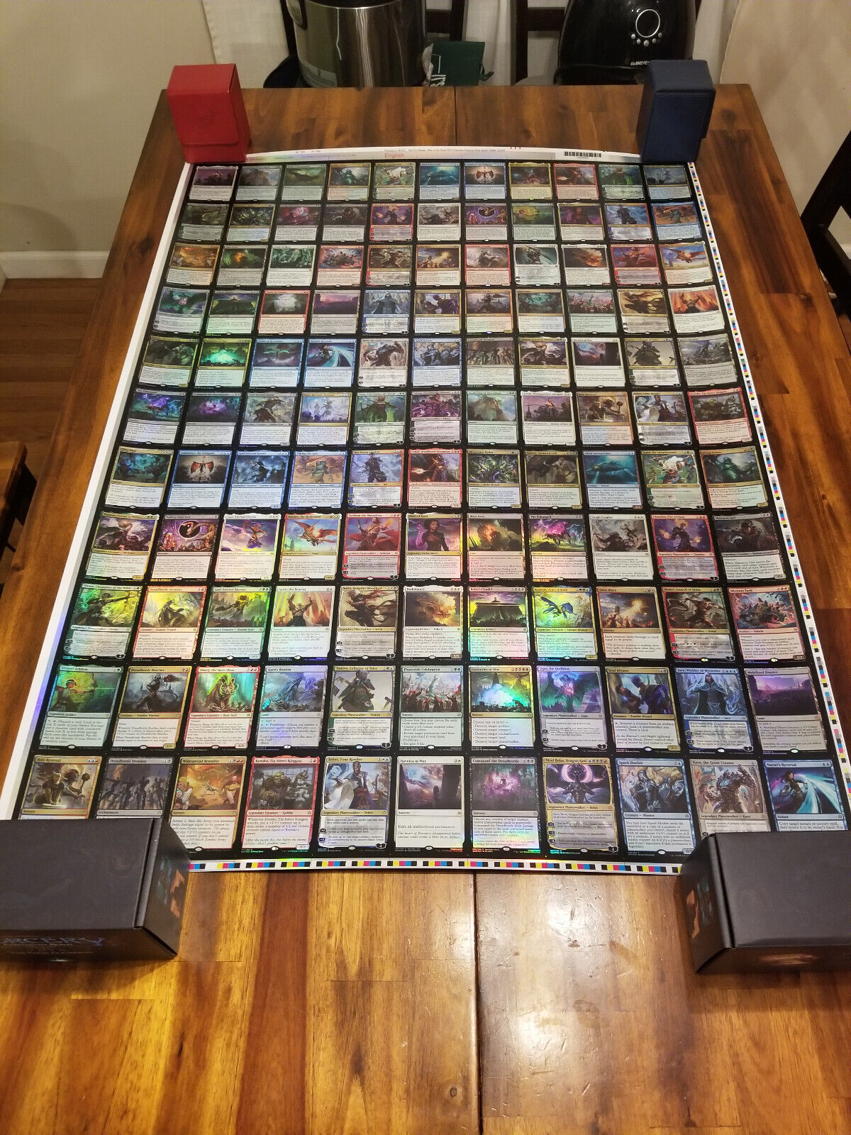 MTG Magic: The gathering War of the Spark uncut sheet in tube