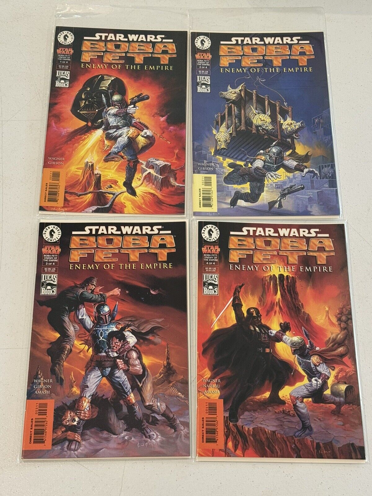Star Wars Boba Fett Enemy Of The Empire Comics Complete Set Dark Horse #1-4 NM