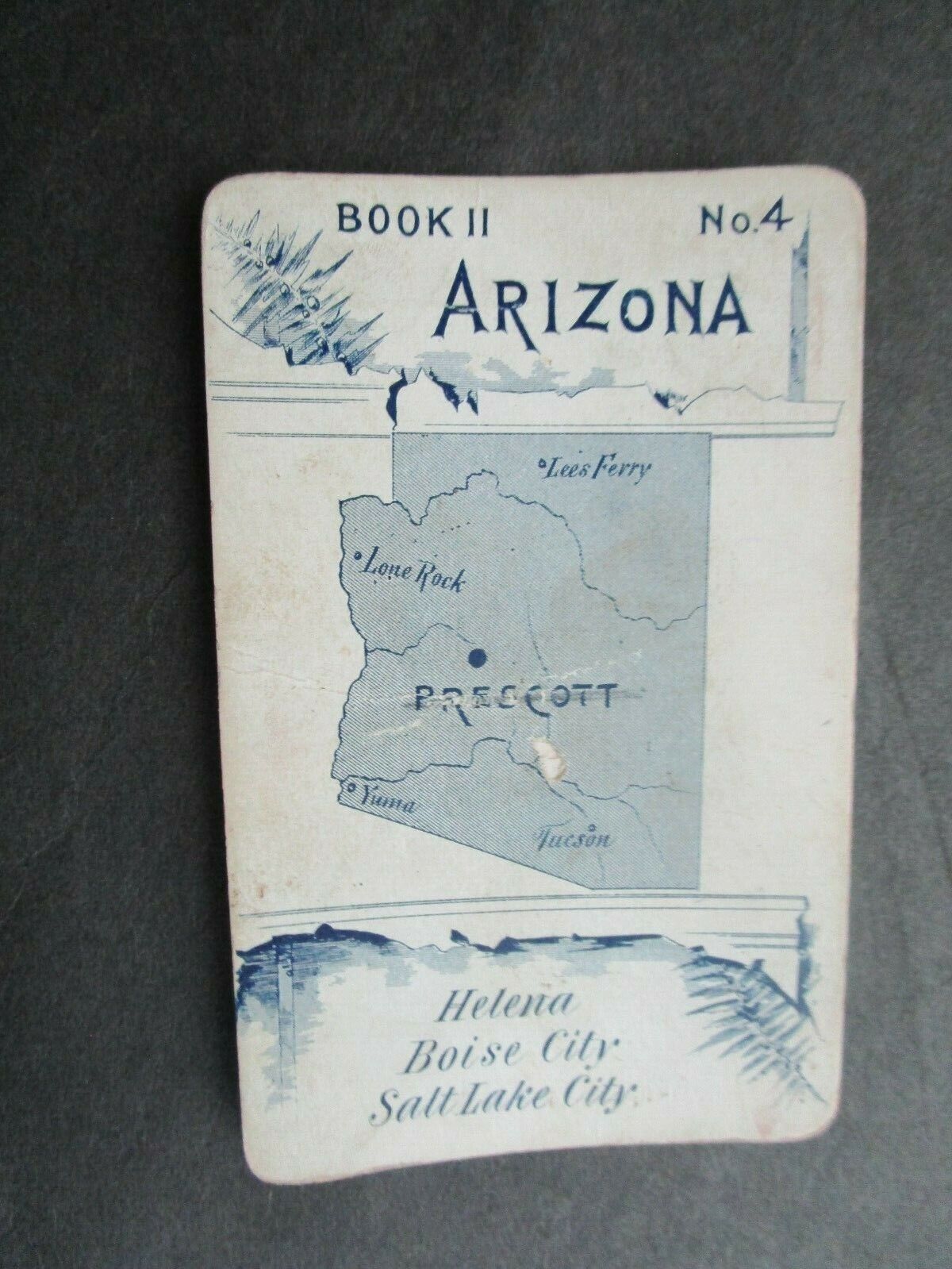 PRESCOTT, AZ. (Capitol of Arizona) - Very Early Game Card