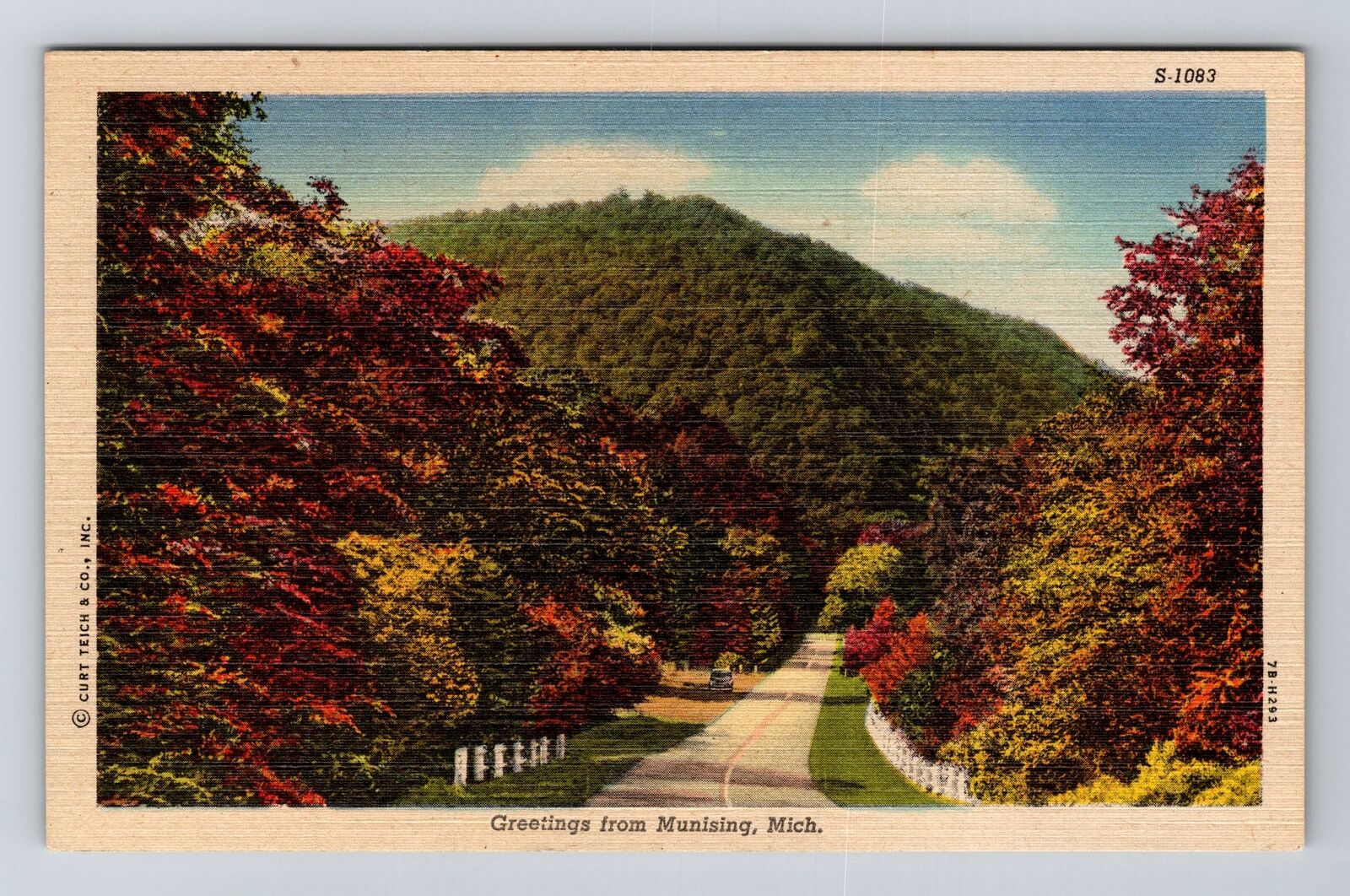 Munising MI-Michigan, General Greetings, Vintage Postcard