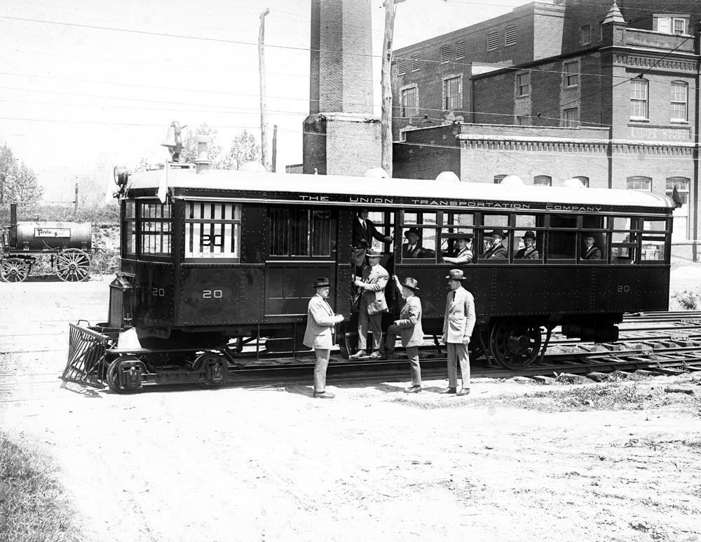 1922 Union Transportation Co. Streetcar Old Photo 8.5\