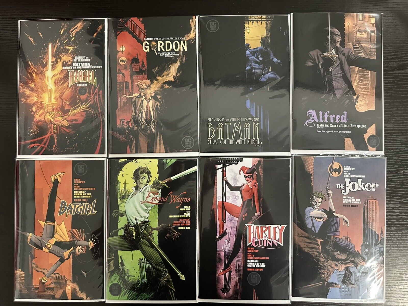 batman curse of the white knight 1-8 Both Sets Varient Covers A-B