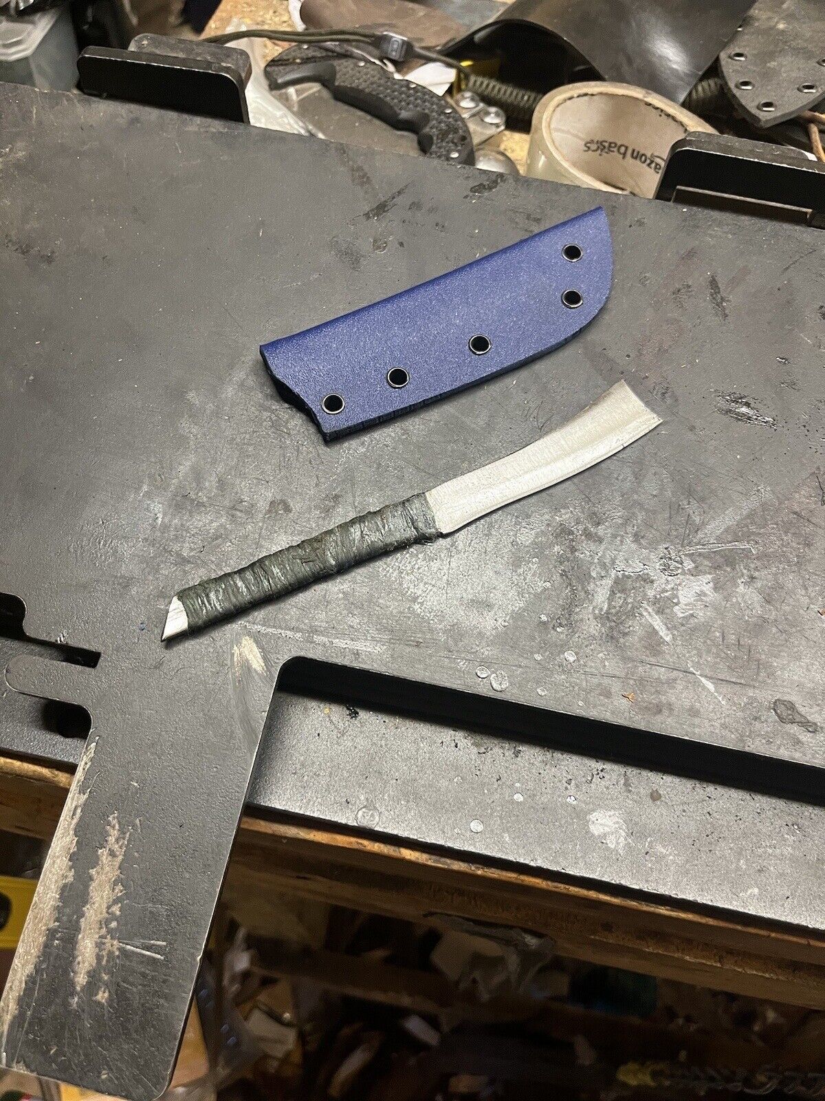 OSS Style Lapel Knife “street Razor” Hand Forged