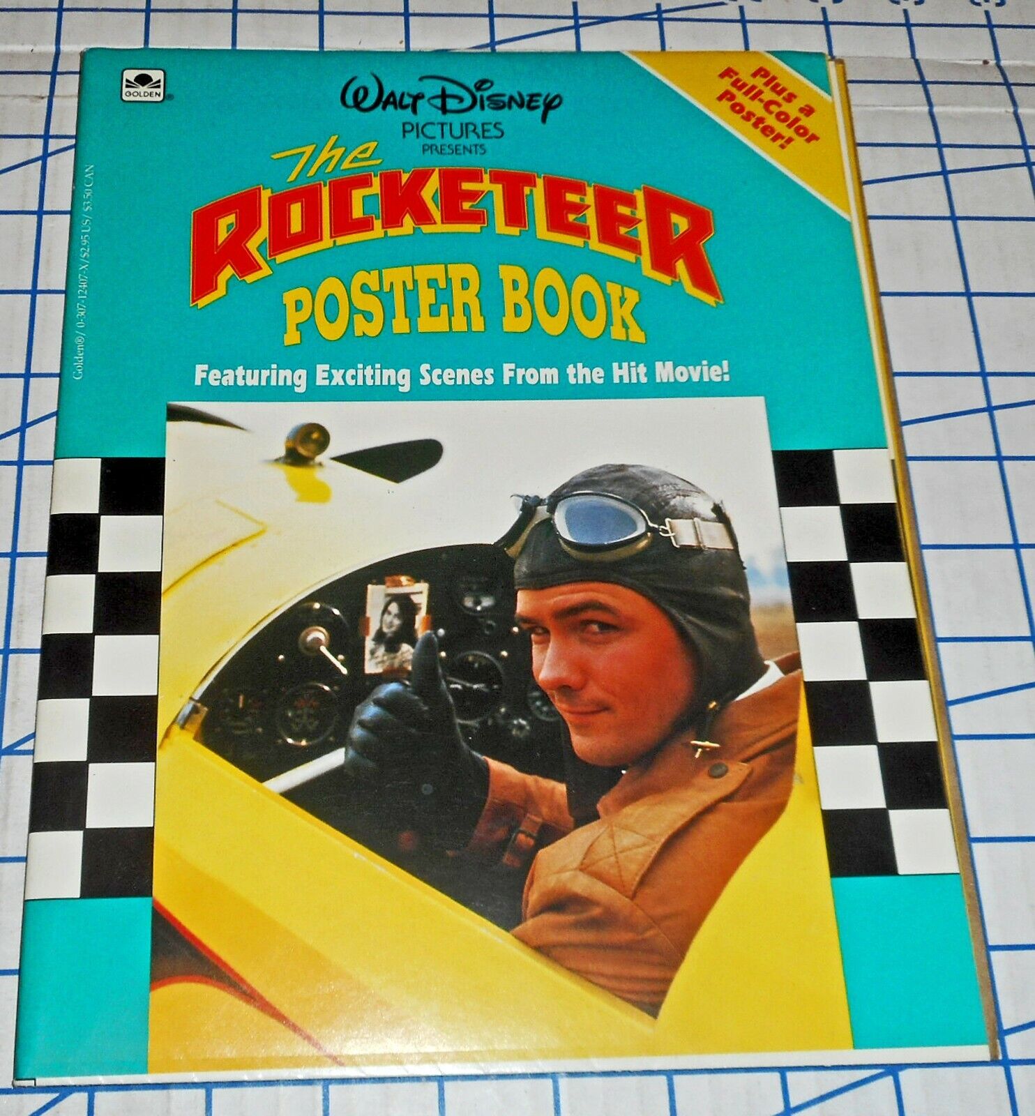 Disney The Rocketeer Movie Poster Book 1991 MINT Sealed Condition Dave Stevens