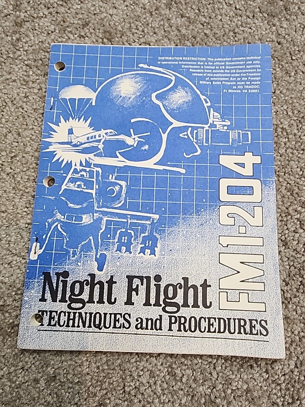 Night Flight Techniques and Procedures FM 1-204 vintage