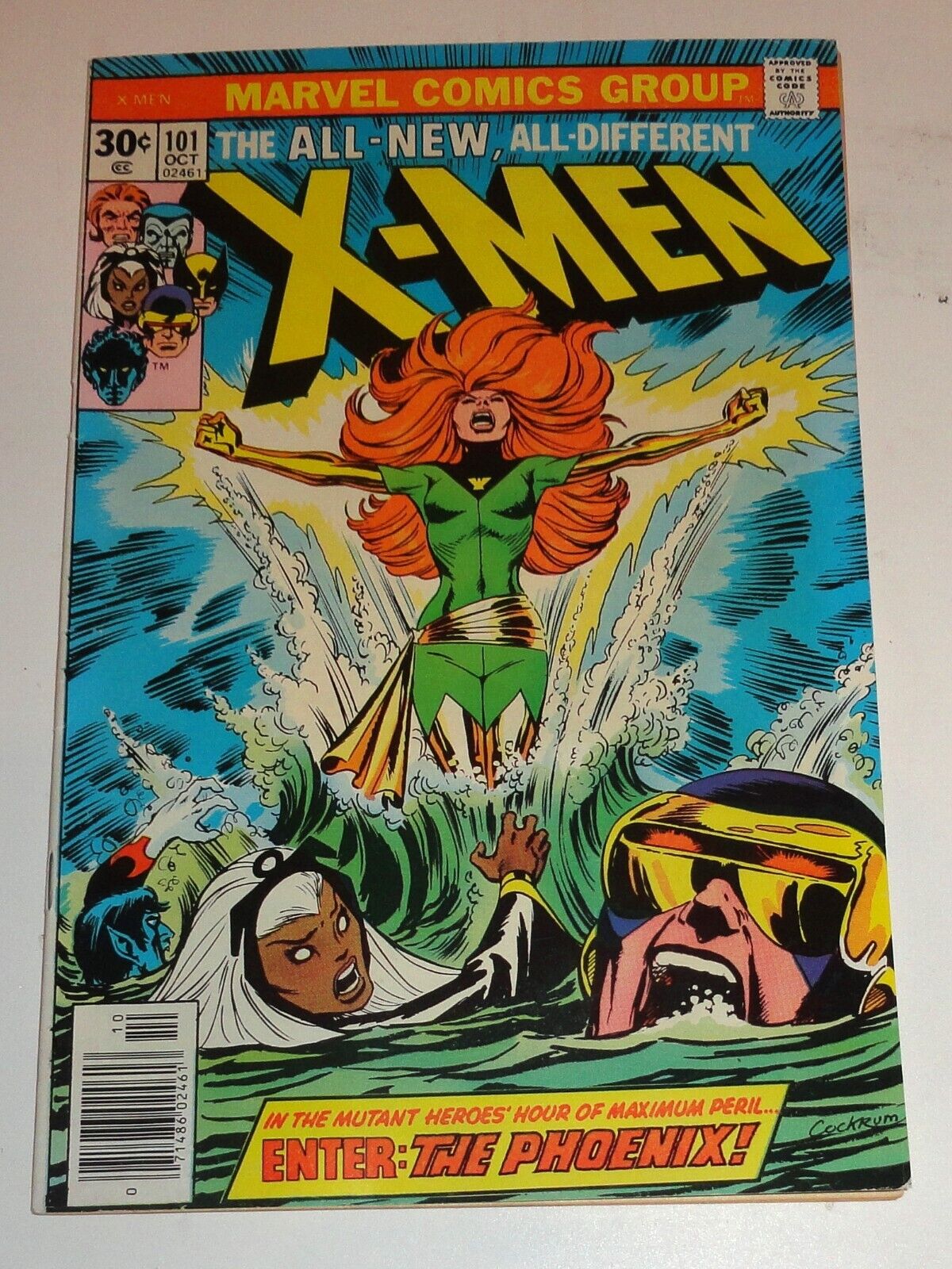 X-MEN #101 COCKRUM FIRST PHOENIX KEY ISSUE 1976  8.0-9.0