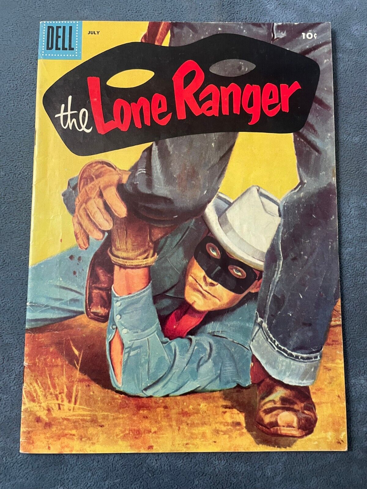The Lone Ranger #97 1956 Dell Comic Book Golden Age Spaulding High Grade VF