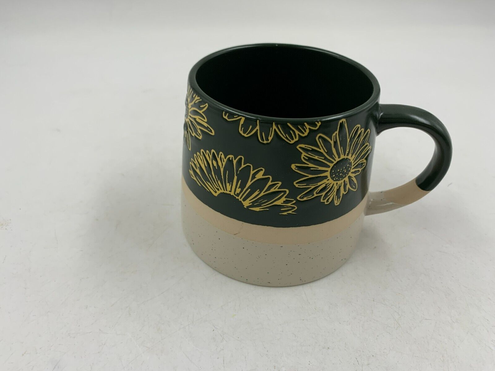 Boston Warehouse Ceramic 16oz Sunflowers Coffee Mug CC02B03019