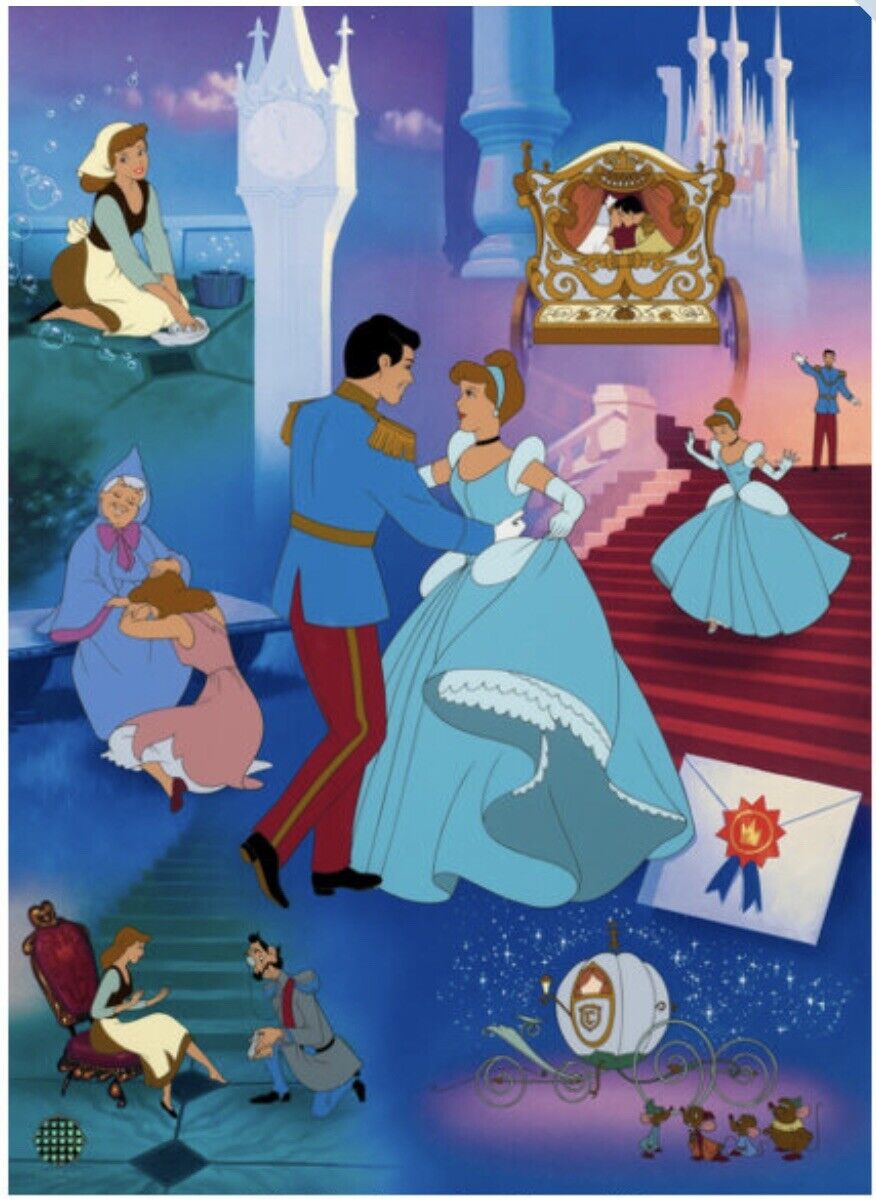Cinderella’s 50th golden anniversary sericel Limited First Edition Cell Print