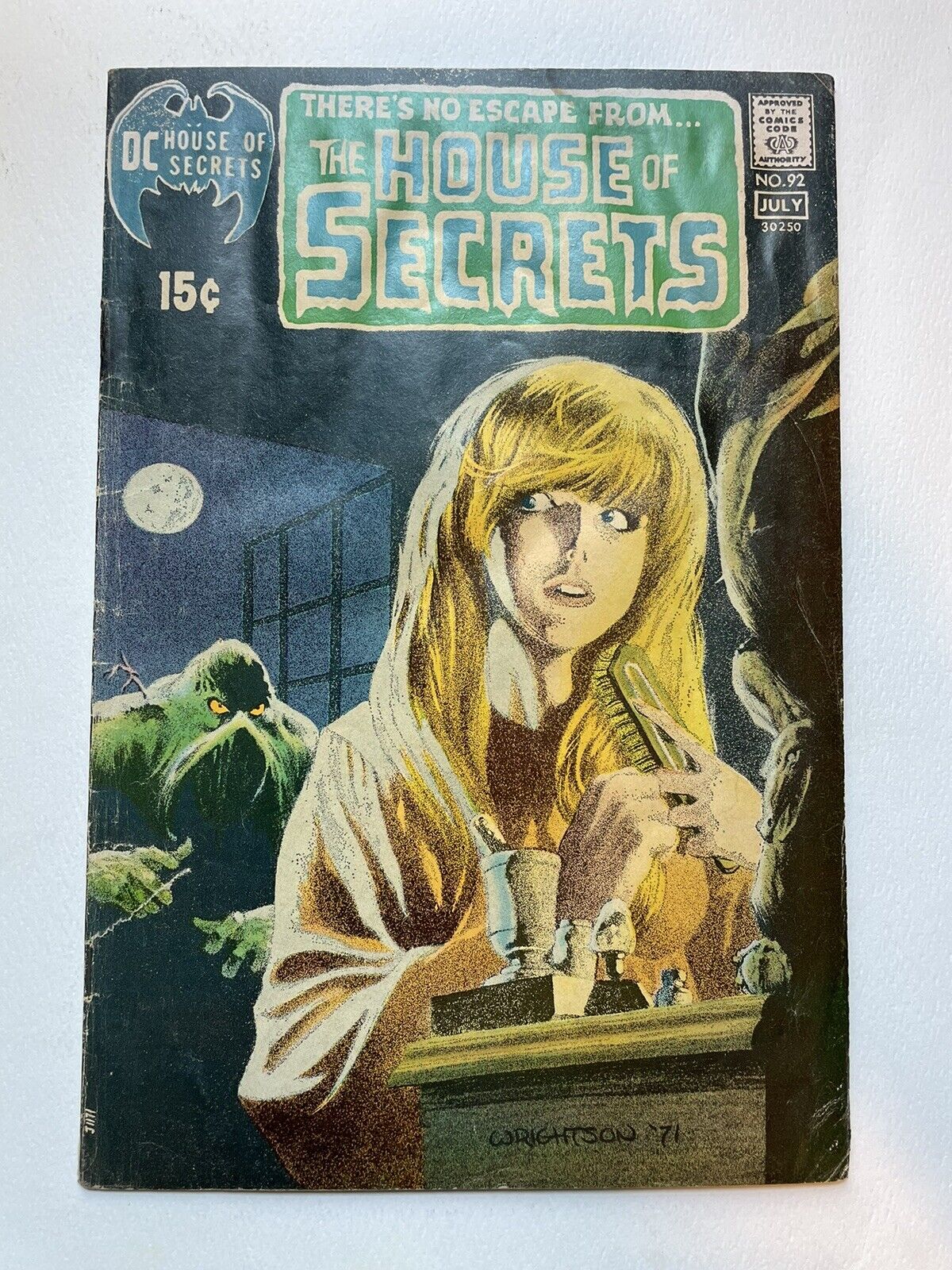 House Of Secrets #92 DC Comics 1971  1ST APPEARANCE of SWAMP THING KEY 🔑