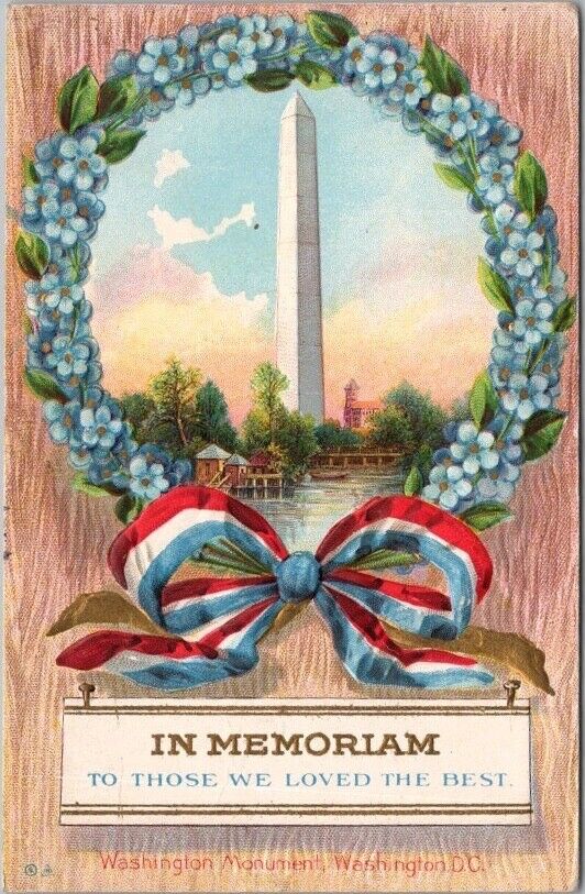 1912 DECORATION DAY Embossed Postcard \