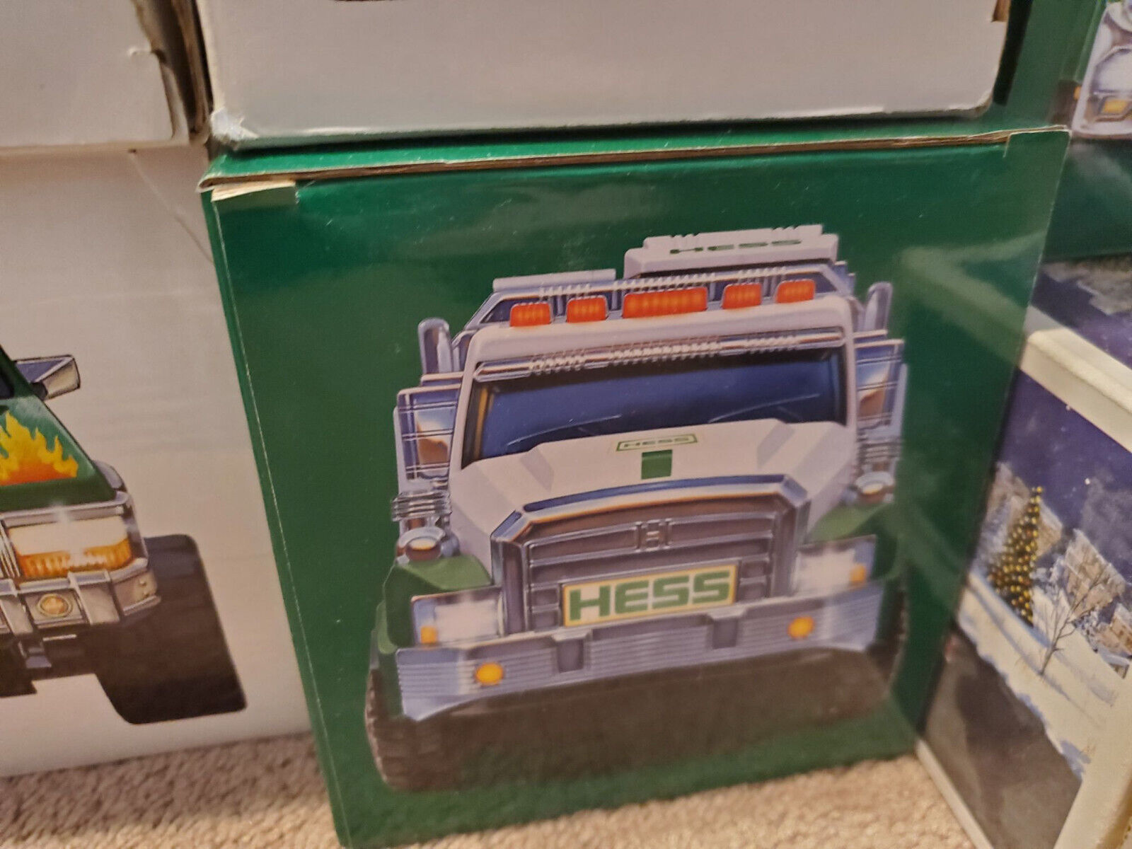 Hess Christmas Toy Truck 2017, Dumptruck with Loader, Boxed, See Description