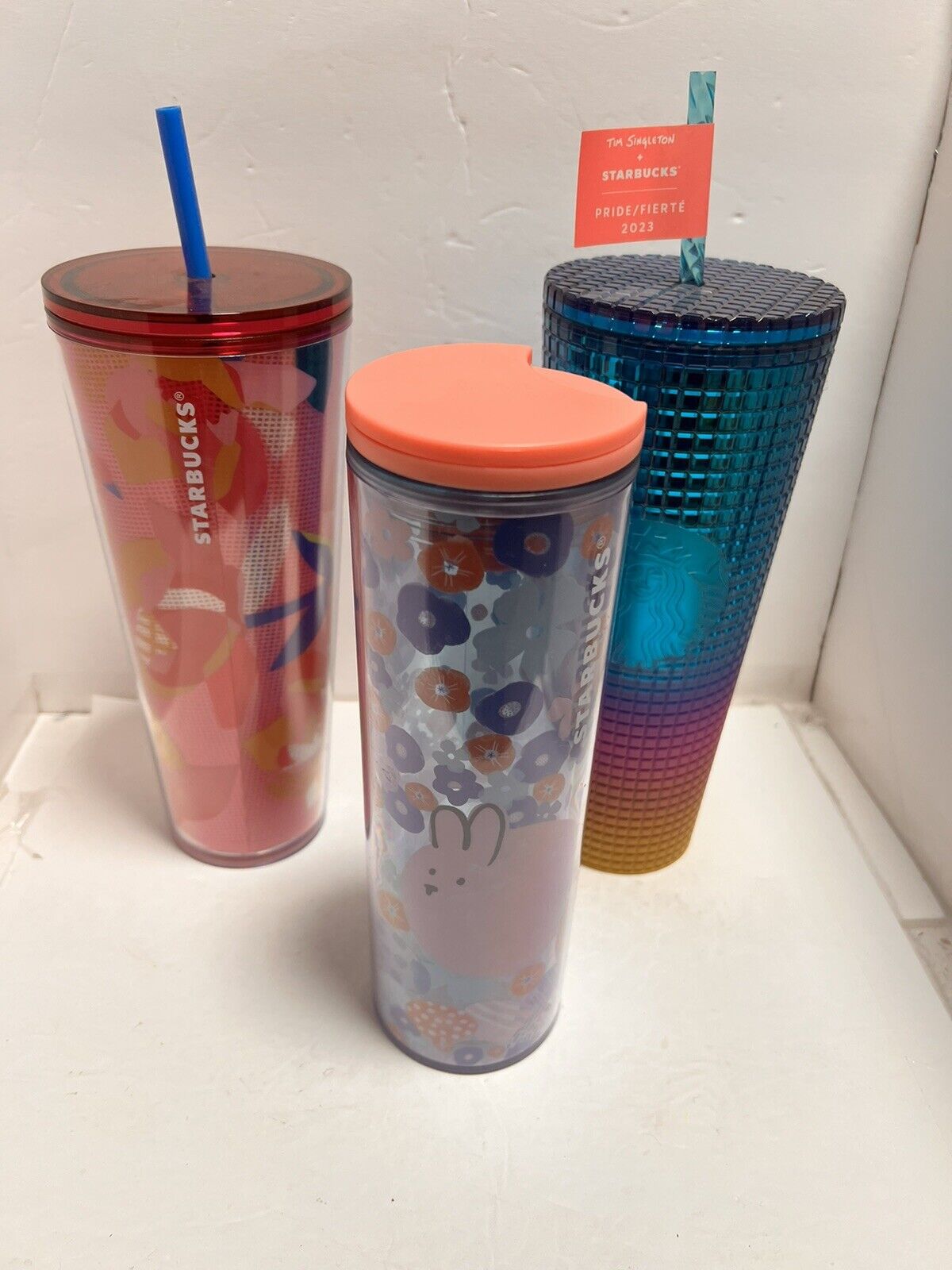 Lot of 3 Starbucks Tumblers They are new.
