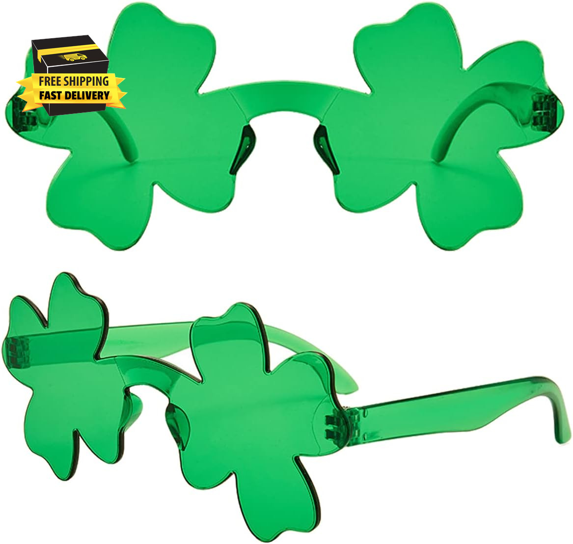 St. Patrick’S Day Irish Shamrock Sunglasses Green Four Leaf Clover Leprechaun Co