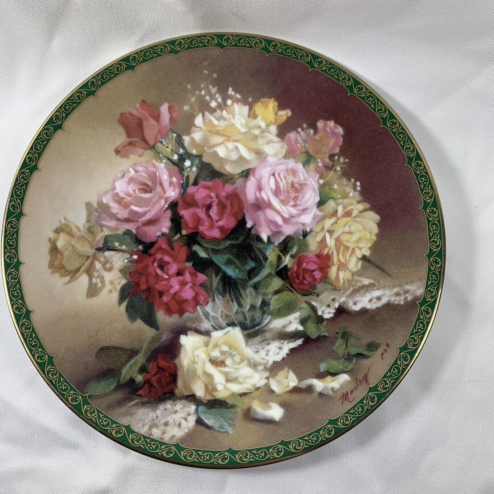 WS George Collectors Plate Victorian Beauty