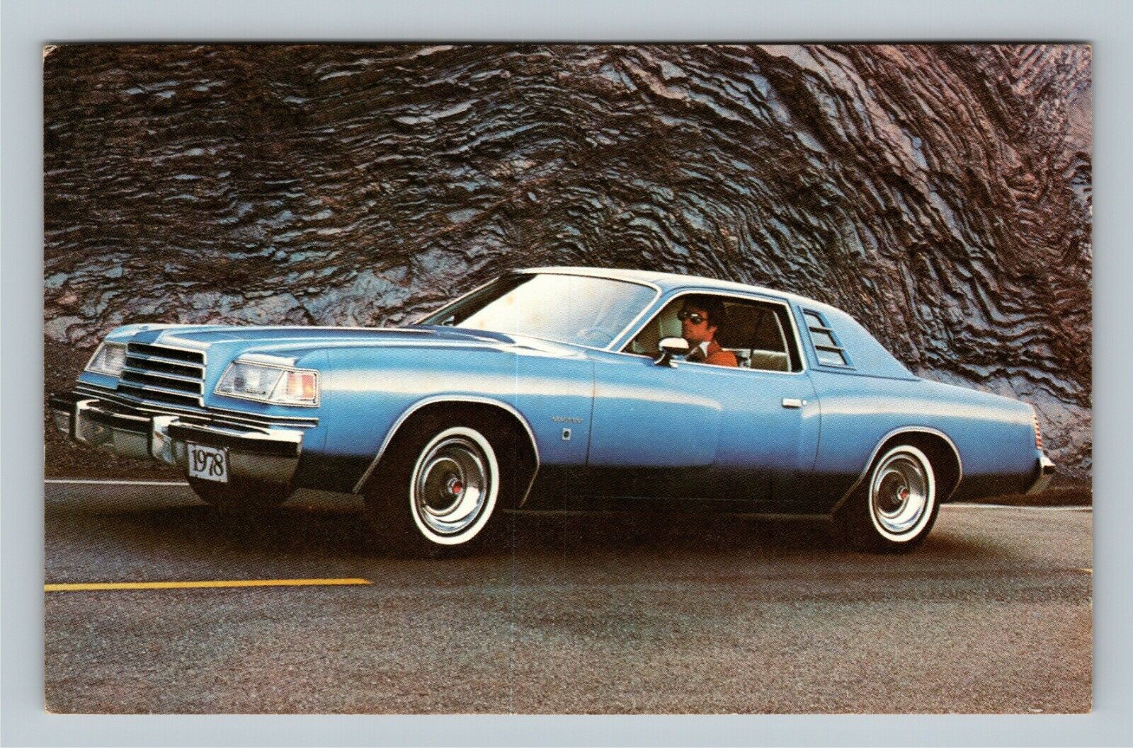 Automobile-1978 Dodge Magnum XE, 2-Door, Luxury Car, Blue Vintage Postcard