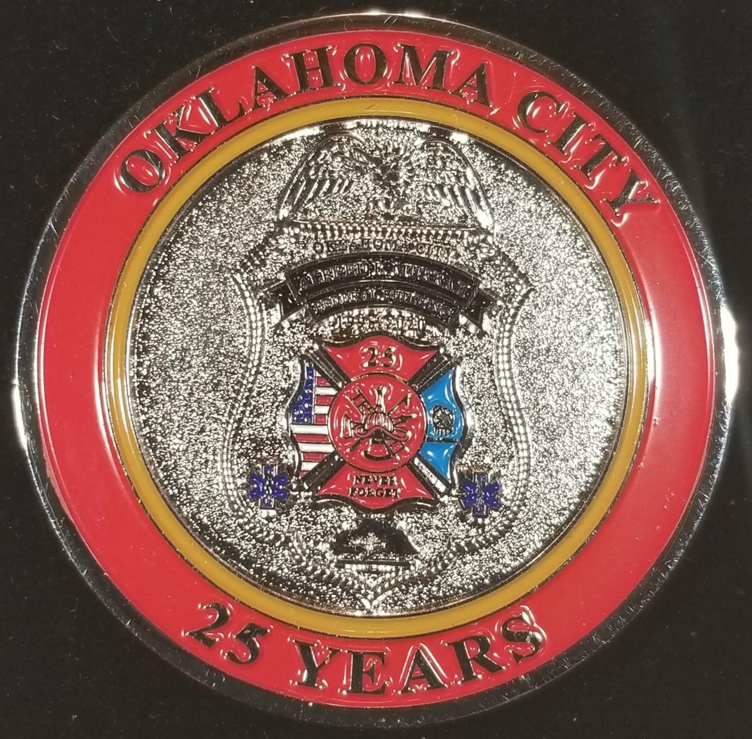 Alfred P. Murrah Federal Building 25th Anniversary Oklahoma City Challenge Coin