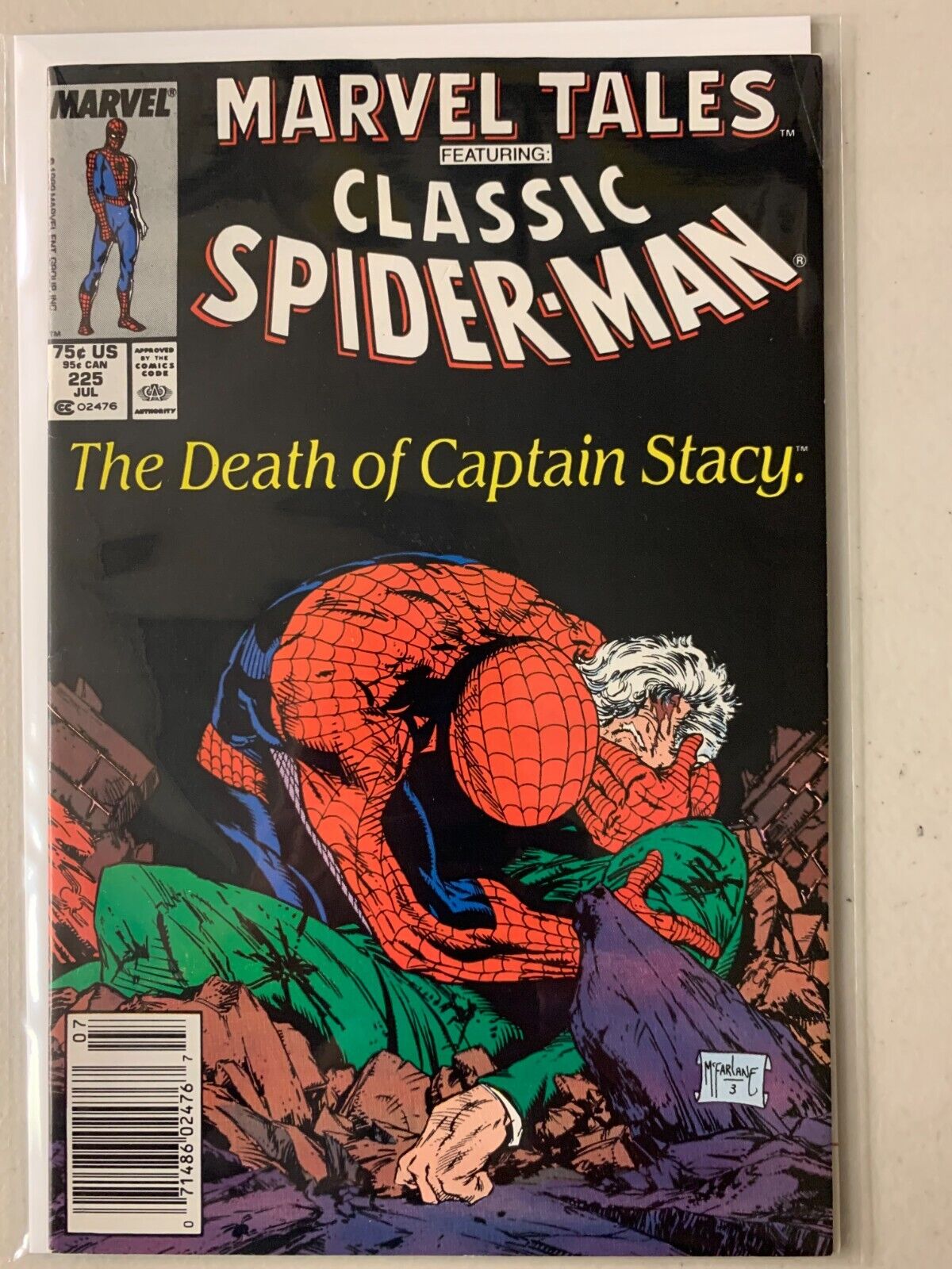 Marvel Tales #225 McFarlane cover 8.0 (1989)