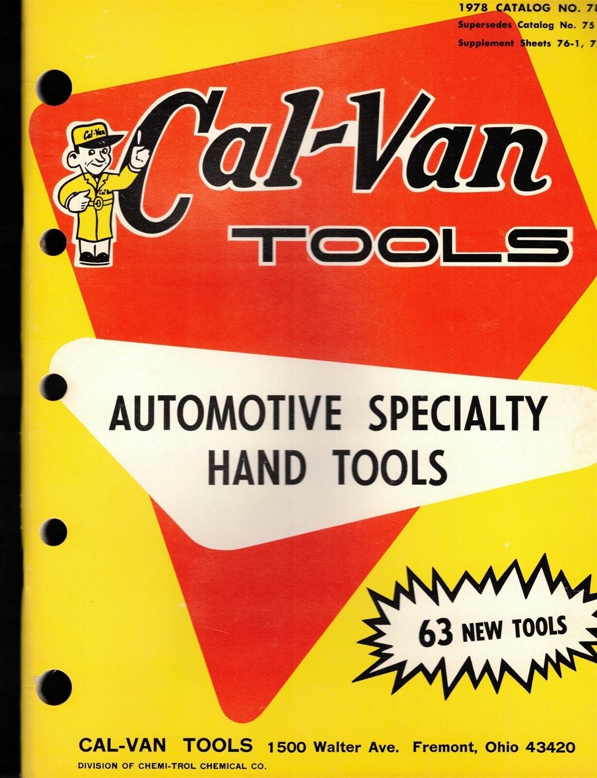 Vintage Cal-Van Tools 1978 