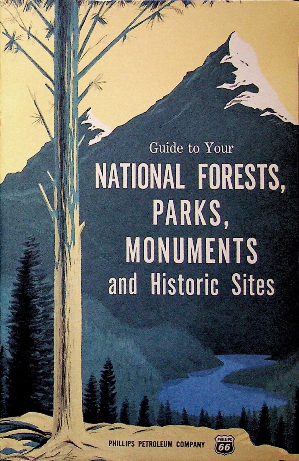 VINTAGE GUIDE TO YOUR NATIONAL FORESTS PARKS PAMPHLET PHILLIPS EPHEMERA 1962 VTG