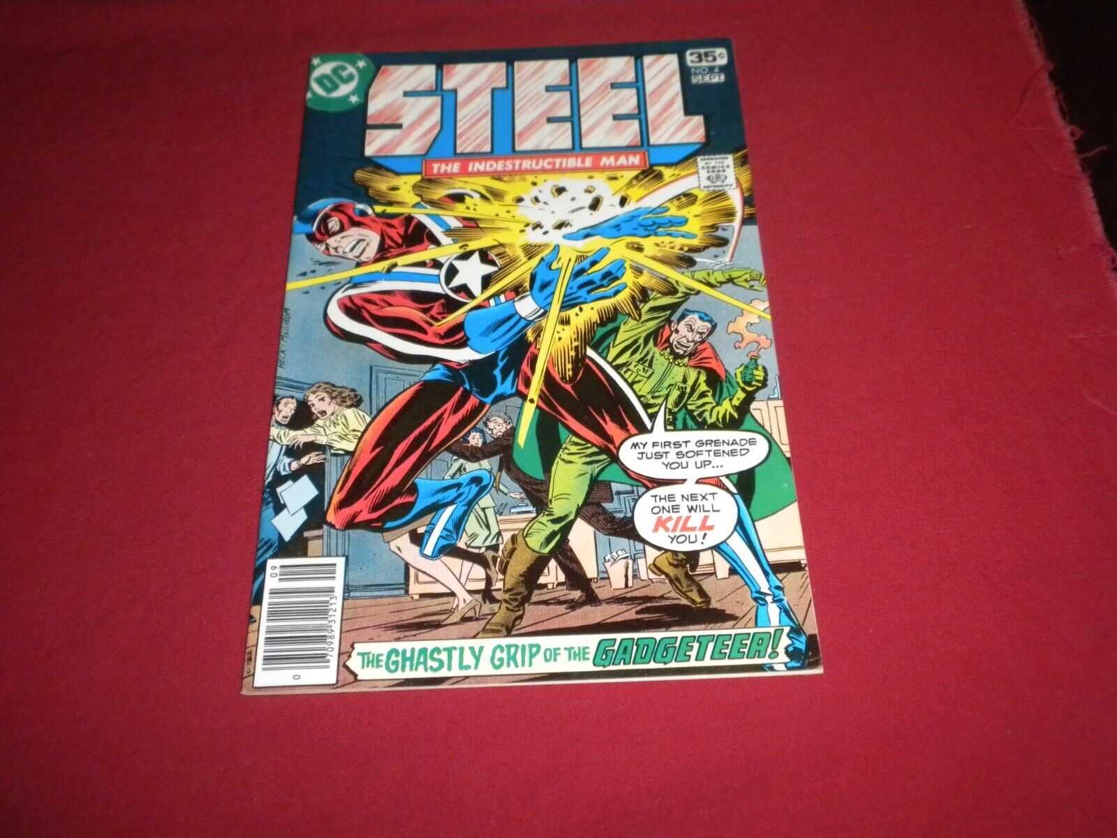 BX8 Steel the Indestructible Man #4 dc 1978 comic 9.2 bronze age NICE SEE STORE