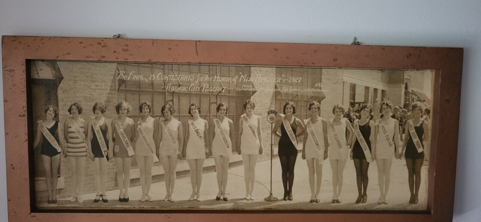 Finalists for Miss America 1927 Photograph Rare