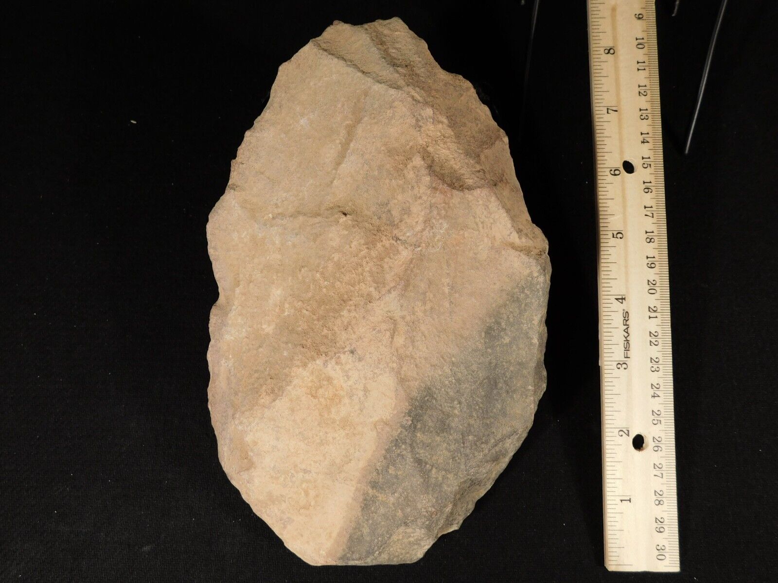 HUGE One Million Year Old Early Stone Age ACHEULEAN HandAxe Mali 1282gr