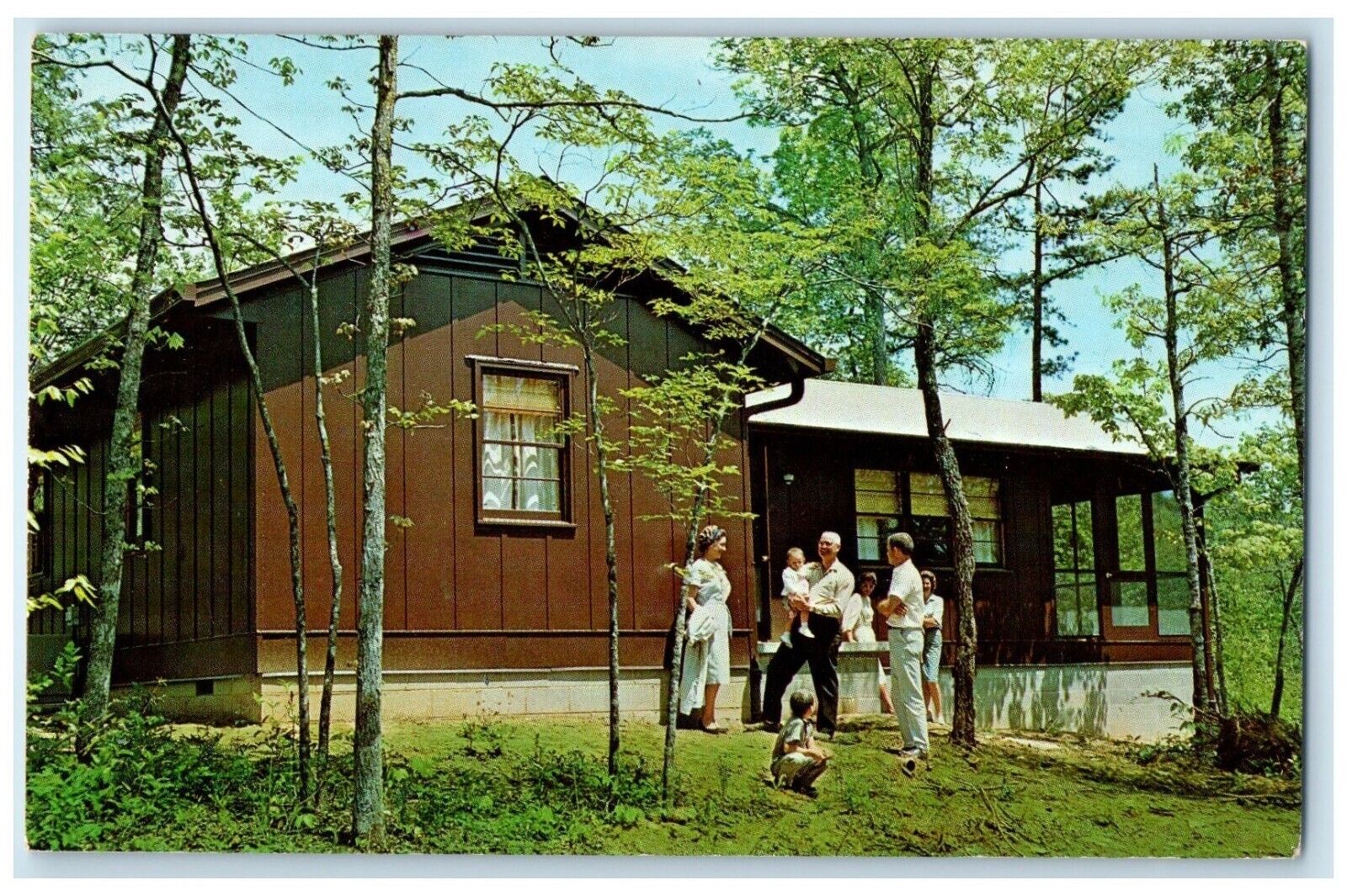 c1950\'s Pine Mountain Pike State Park Pineville Kentucky KY Vintage Postcard