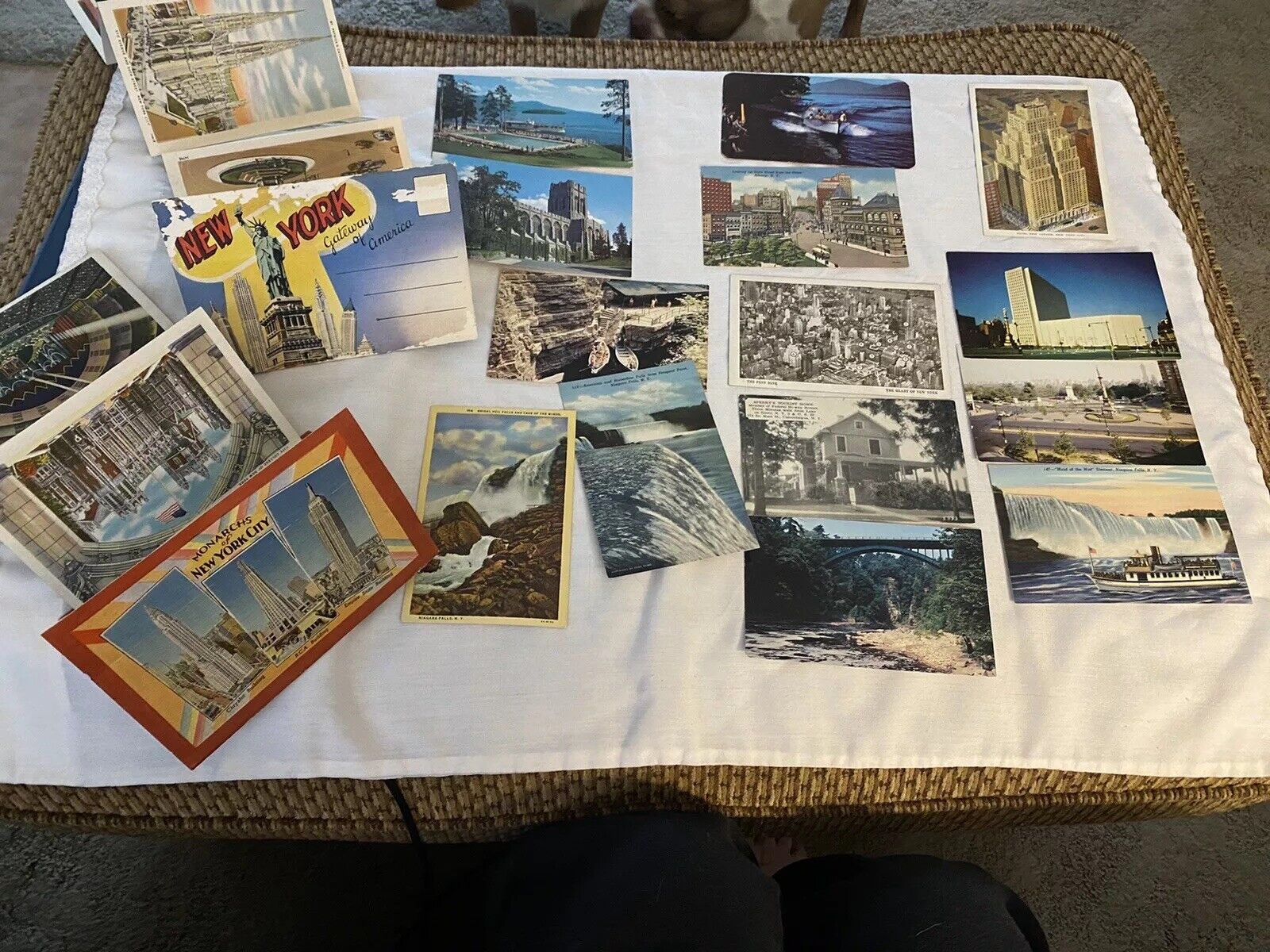 Lot Of 16 Vintage New York Postcards 1940-50s Unposted Linen/Stock City/Country