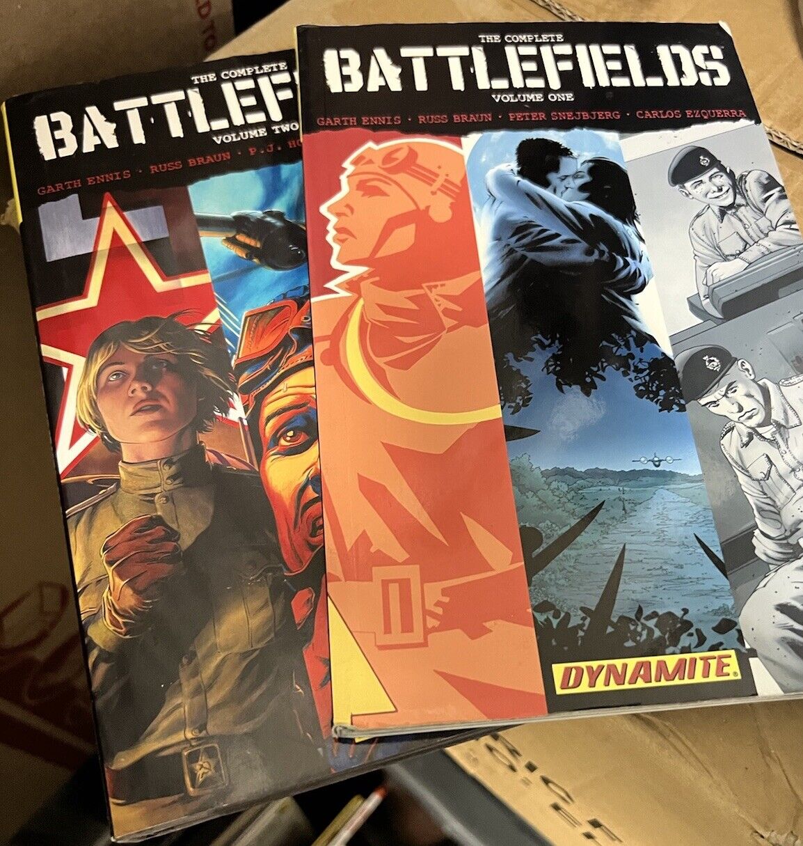 The Complete Battlefields Graphic Novel Vol. 1 & 2 - Dynamite Comic Soft & Hard