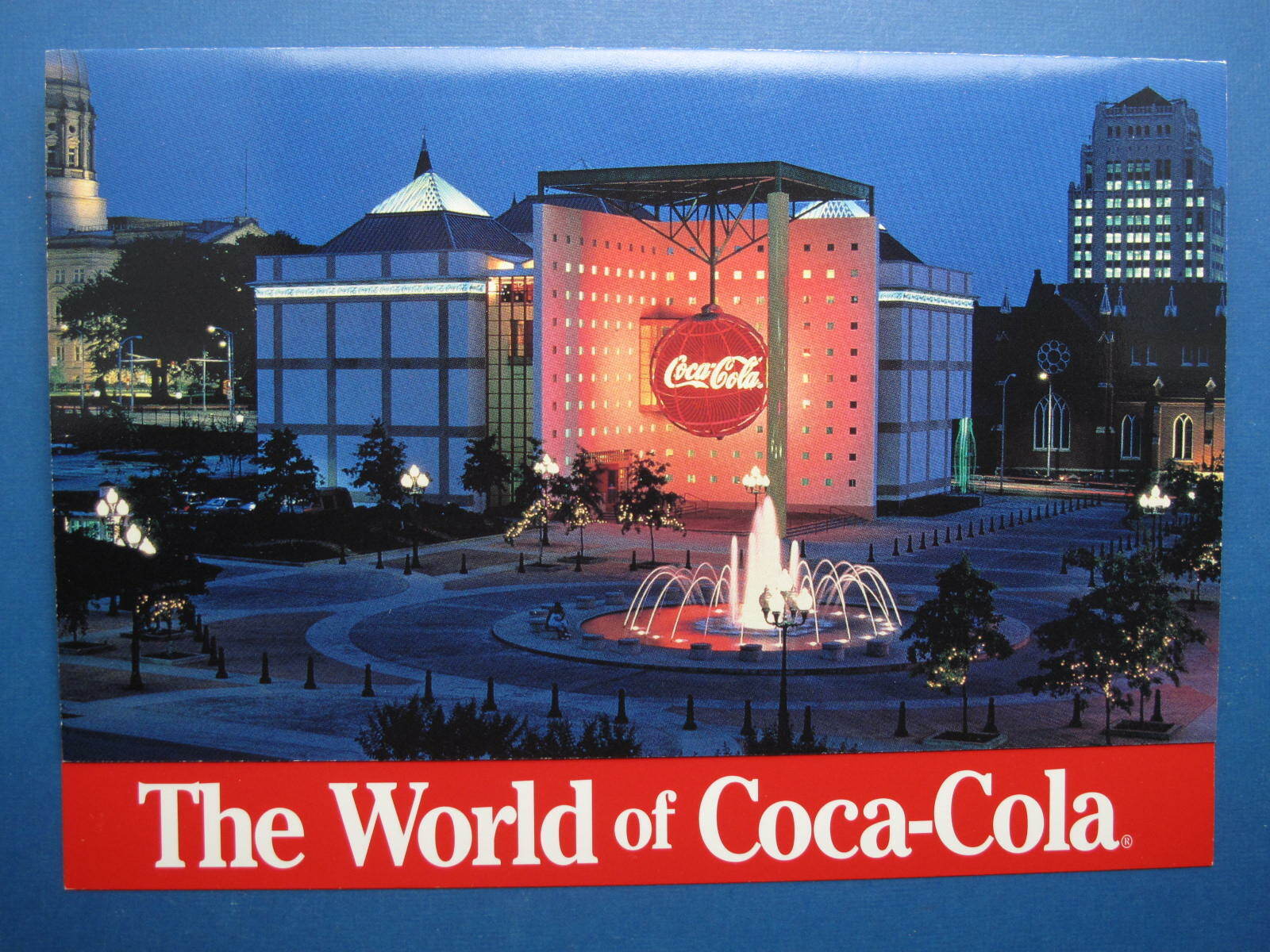 1995 World of Coke 1st Edition Premier  Springtime In Atlanta phonecard + folder
