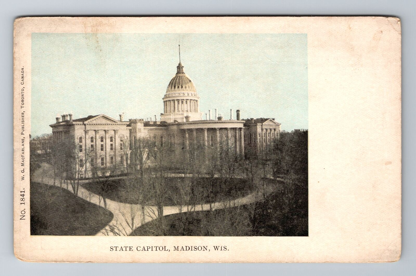 Madison WI-Wisconsin, State Capitol, Vintage Postcard