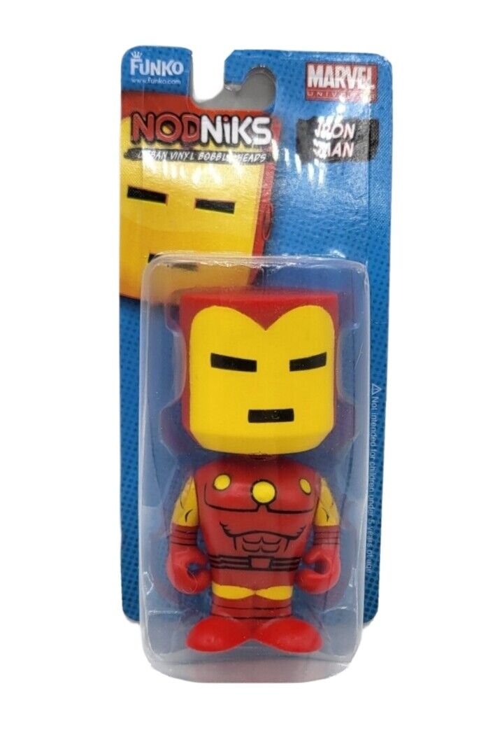 Marvel Funko Iron Man Comic Nodniks Bobble Head Vinyl Figure Pop Collectible