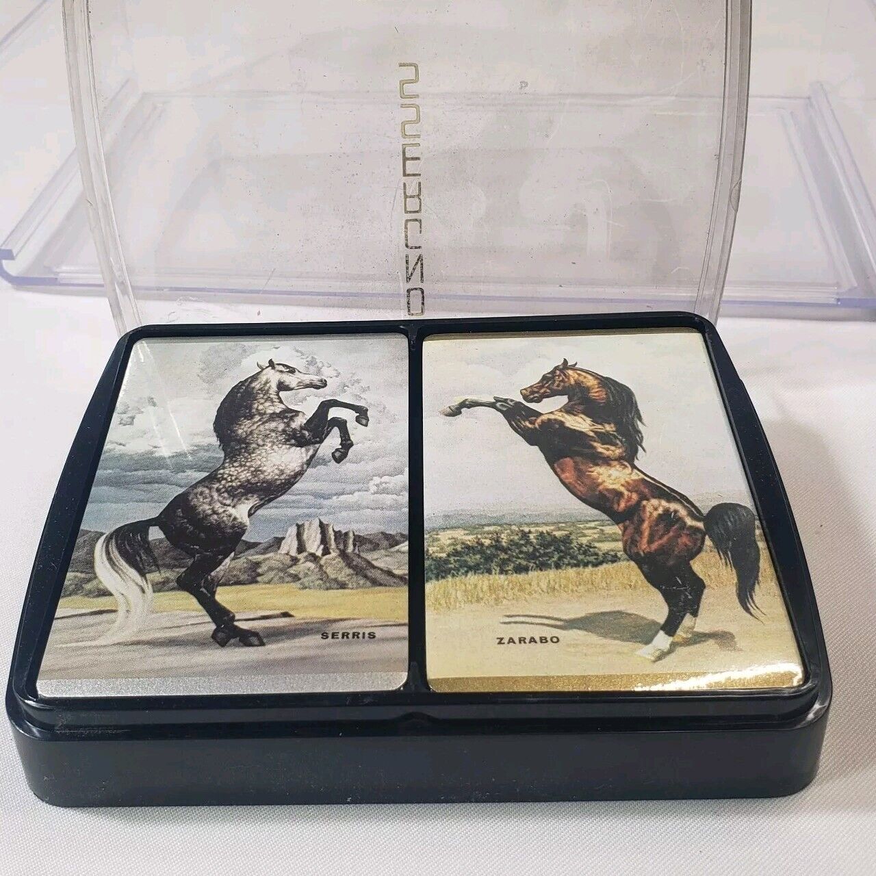 Vintage Congress Playing Cards Double Deck Arabian Horse Zarabo Equestrian Serri