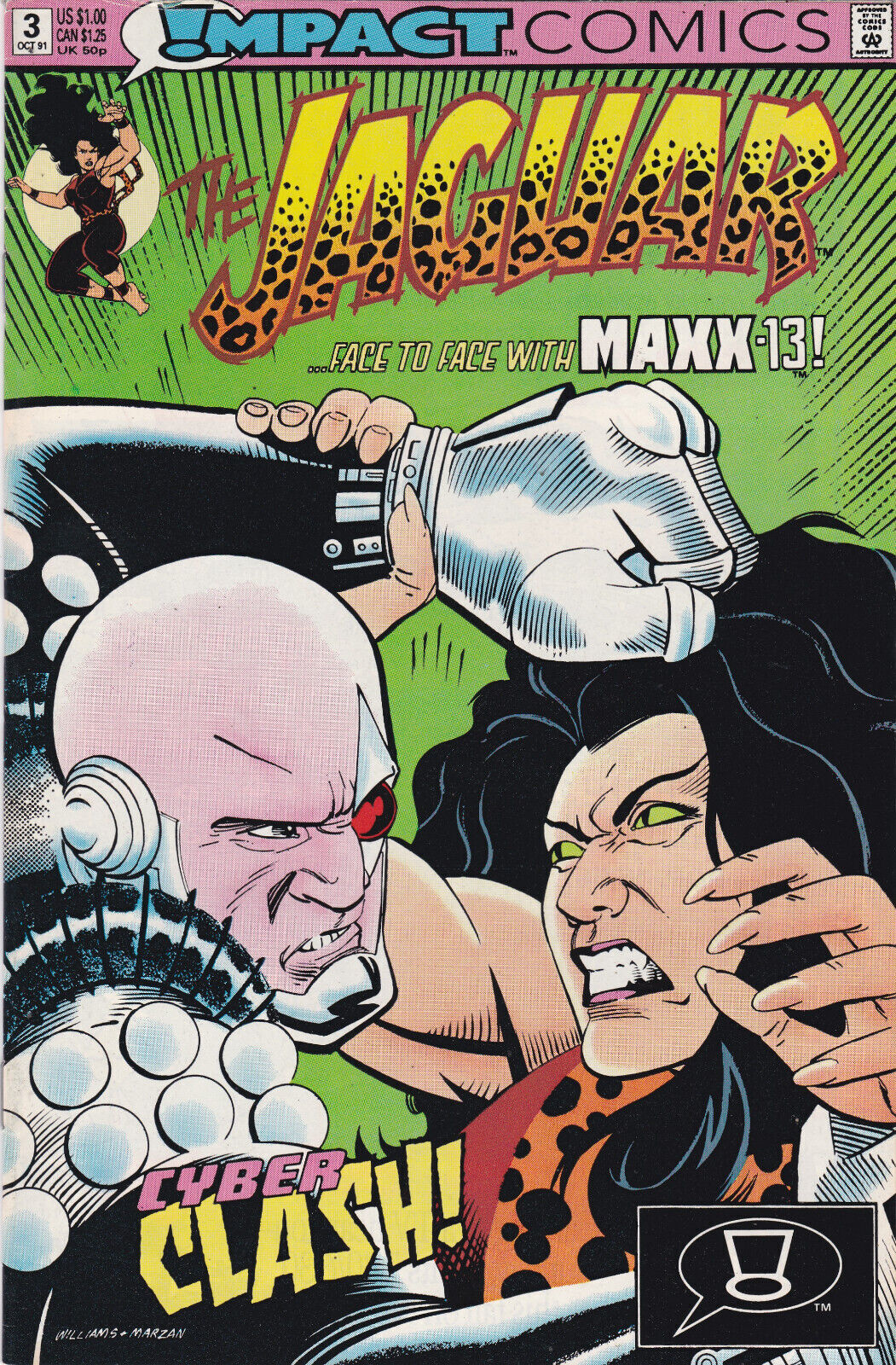 The Jaguar #3, (1991-1992) Impact Comics Imprint of DC Comics, High Grade