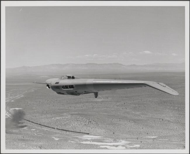 Northrop N-1M flying wing 1940 AVIATION OLD PHOTO