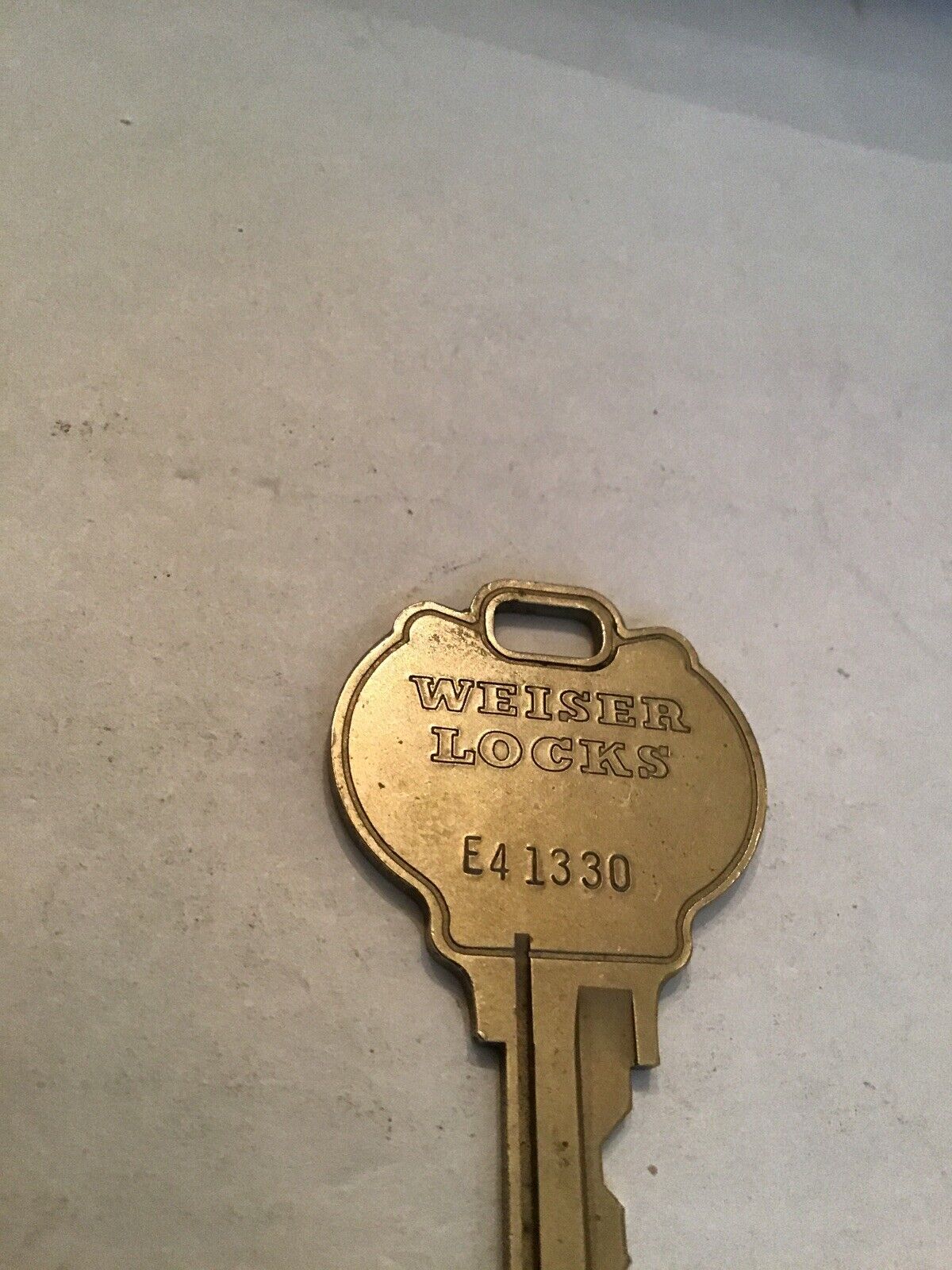 Vintage Weiser Locks E41330 Key # 391